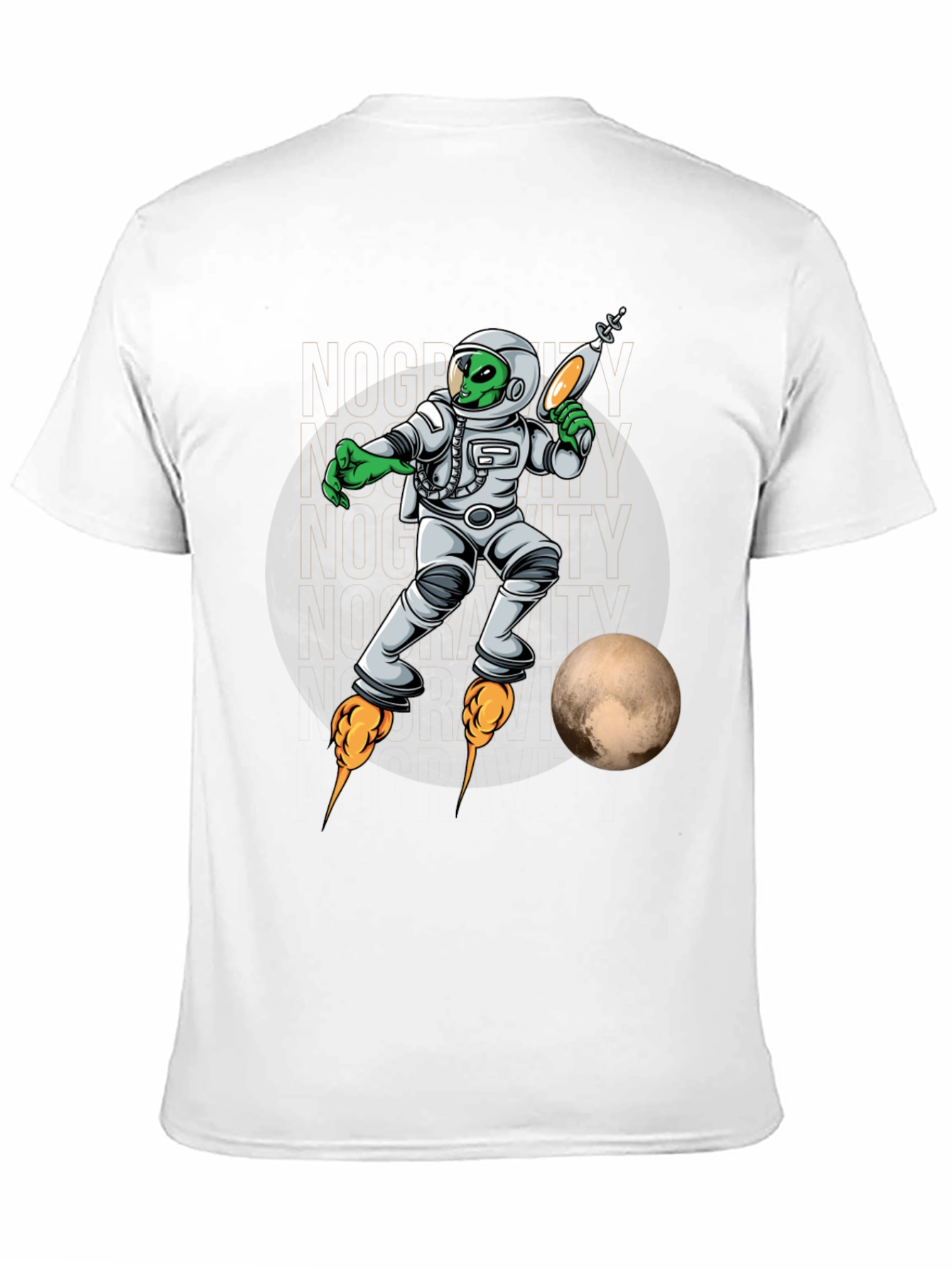 Alien Astronaut T-Shirt - Retro Sci-Fi Style