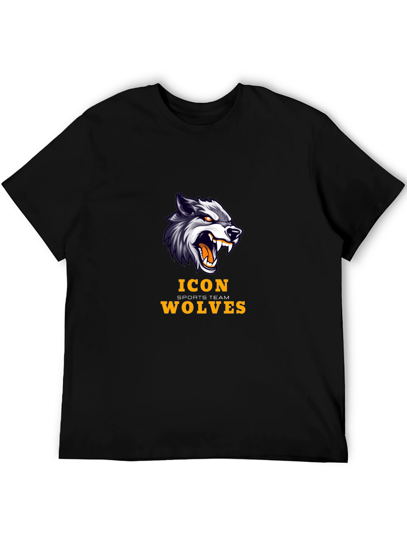 Icon Wolves Sports Team Graphic T-Shirt