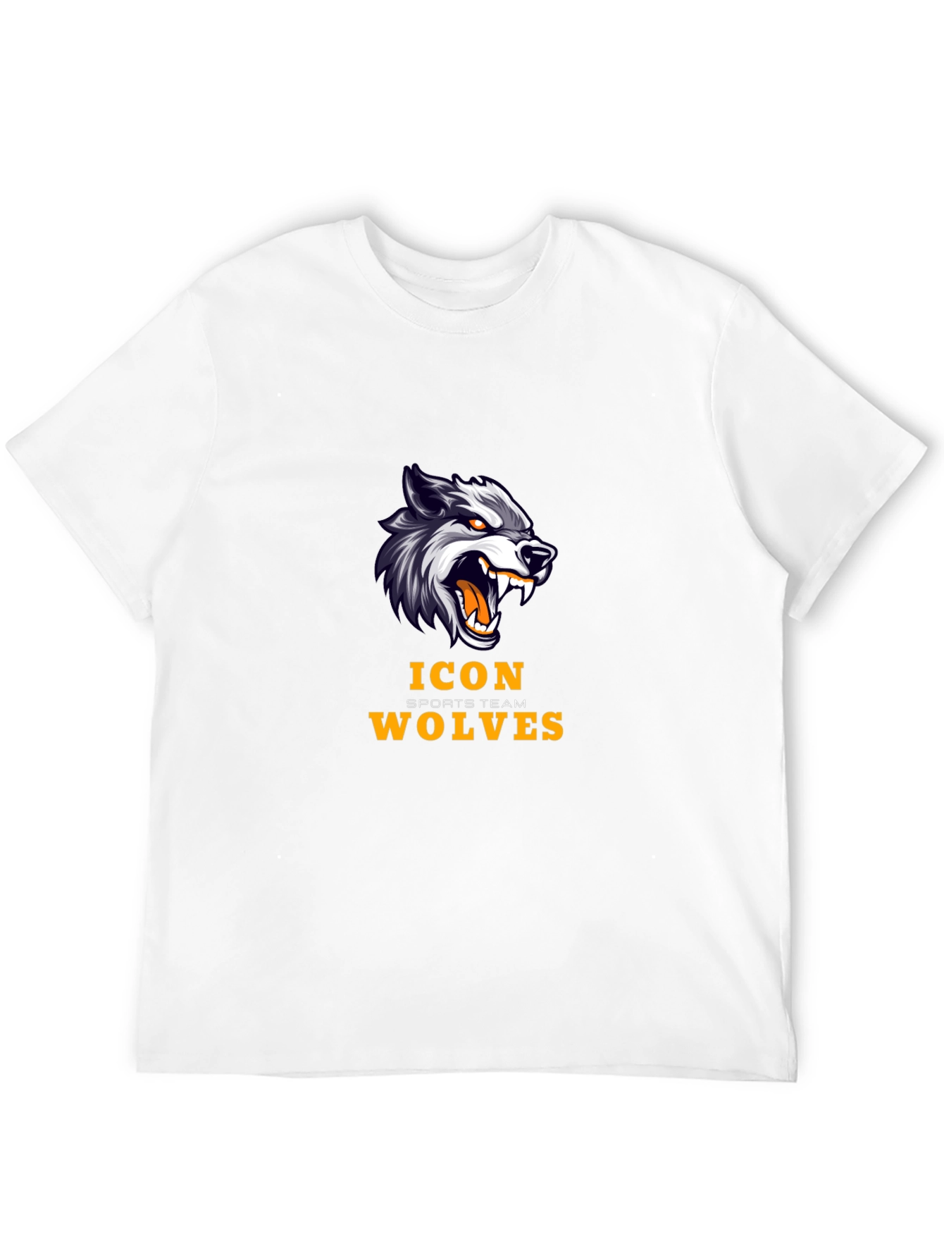 Icon Wolves Sports Team Graphic T-Shirt