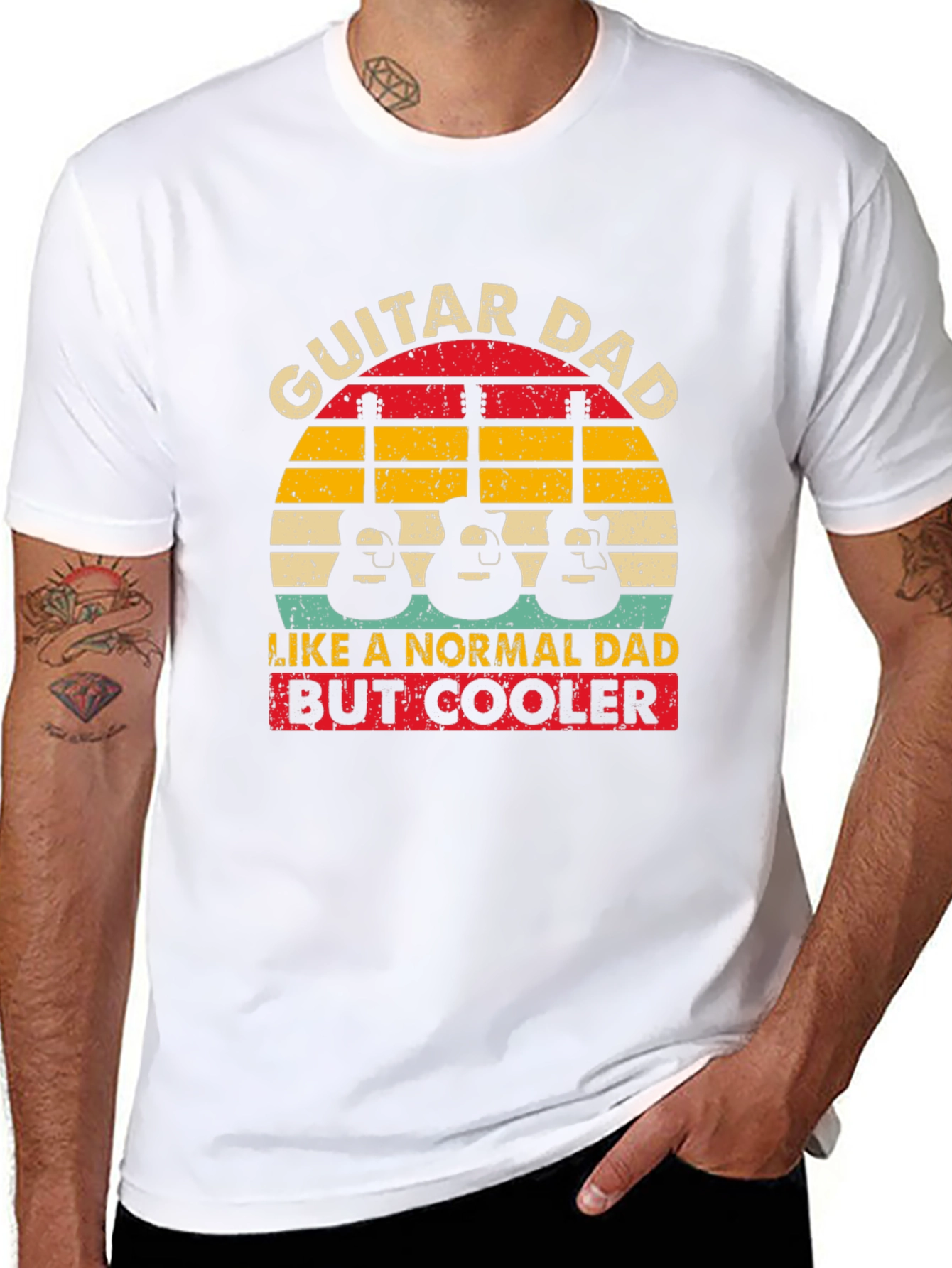 Guitar Dad T-Shirt - Normal Dad But Cooler