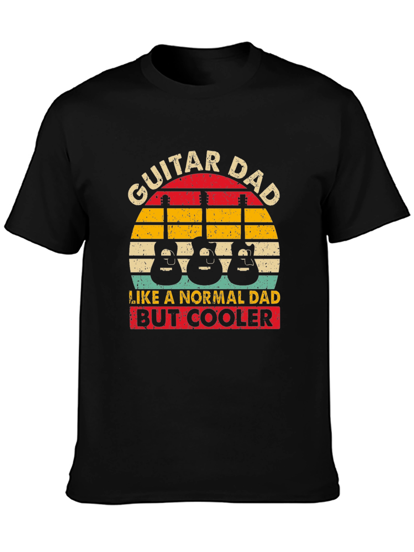 Guitar Dad T-Shirt - Normal Dad But Cooler