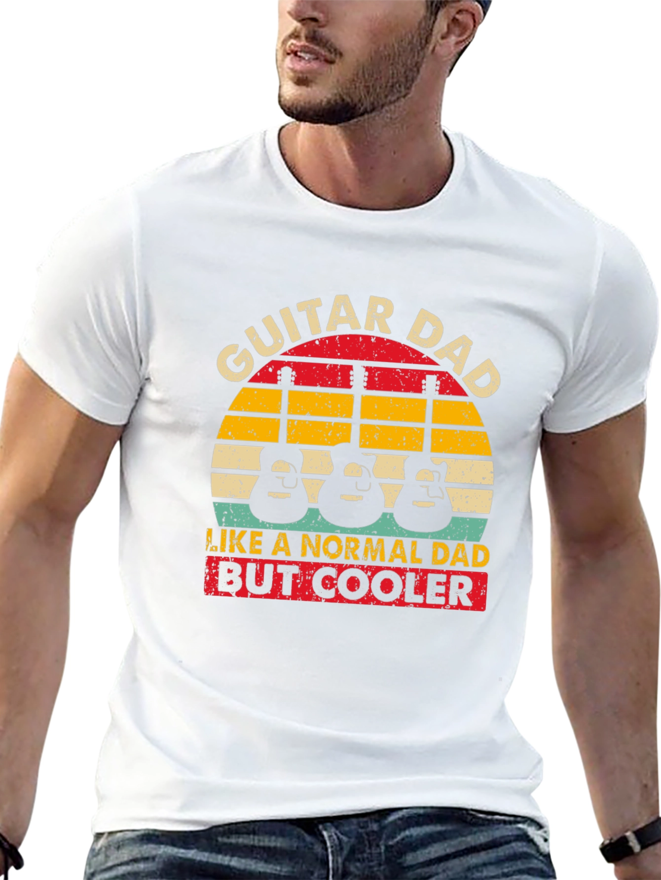 Guitar Dad T-Shirt - Normal Dad But Cooler