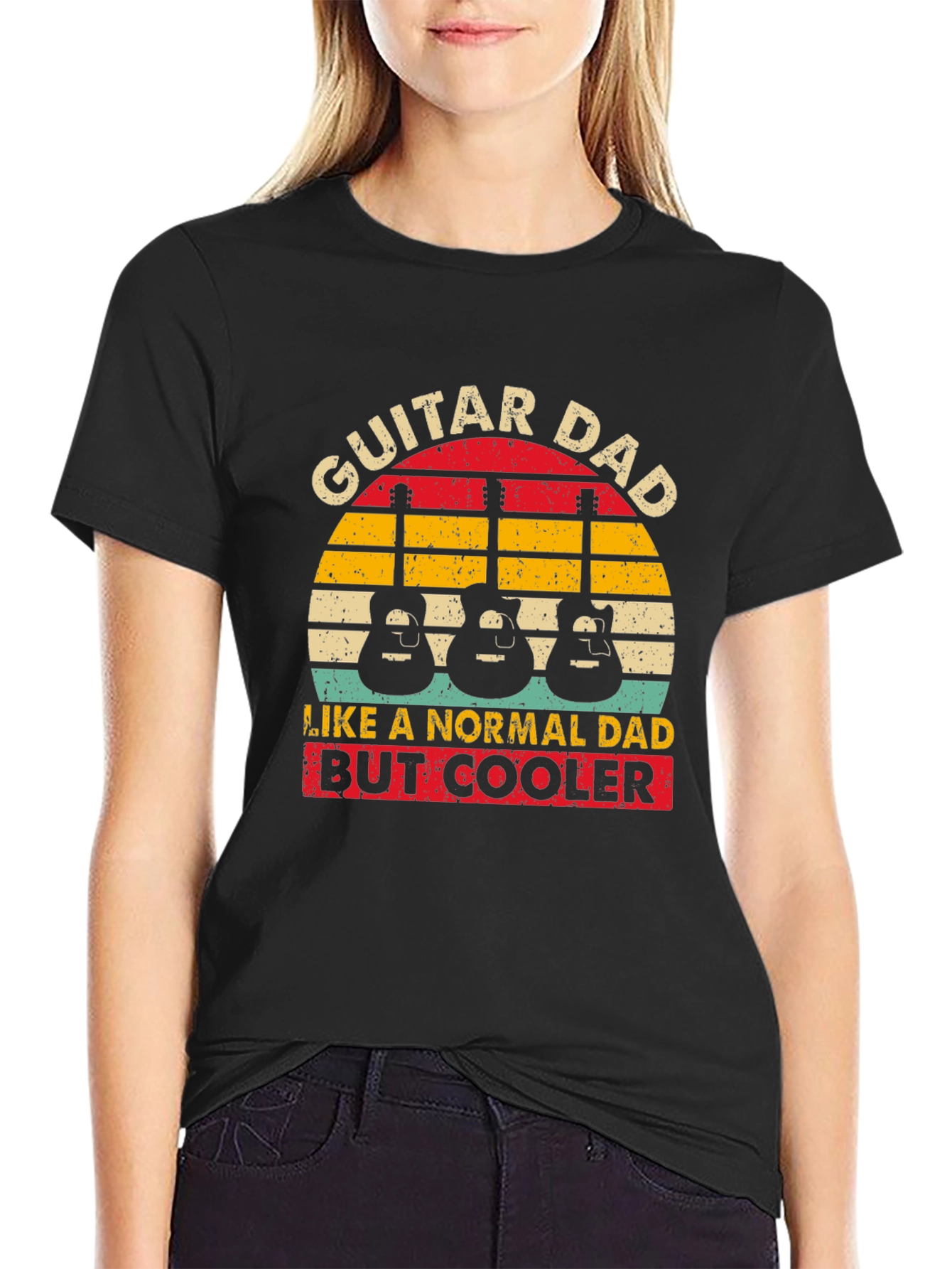 Guitar Dad T-Shirt - Normal Dad But Cooler