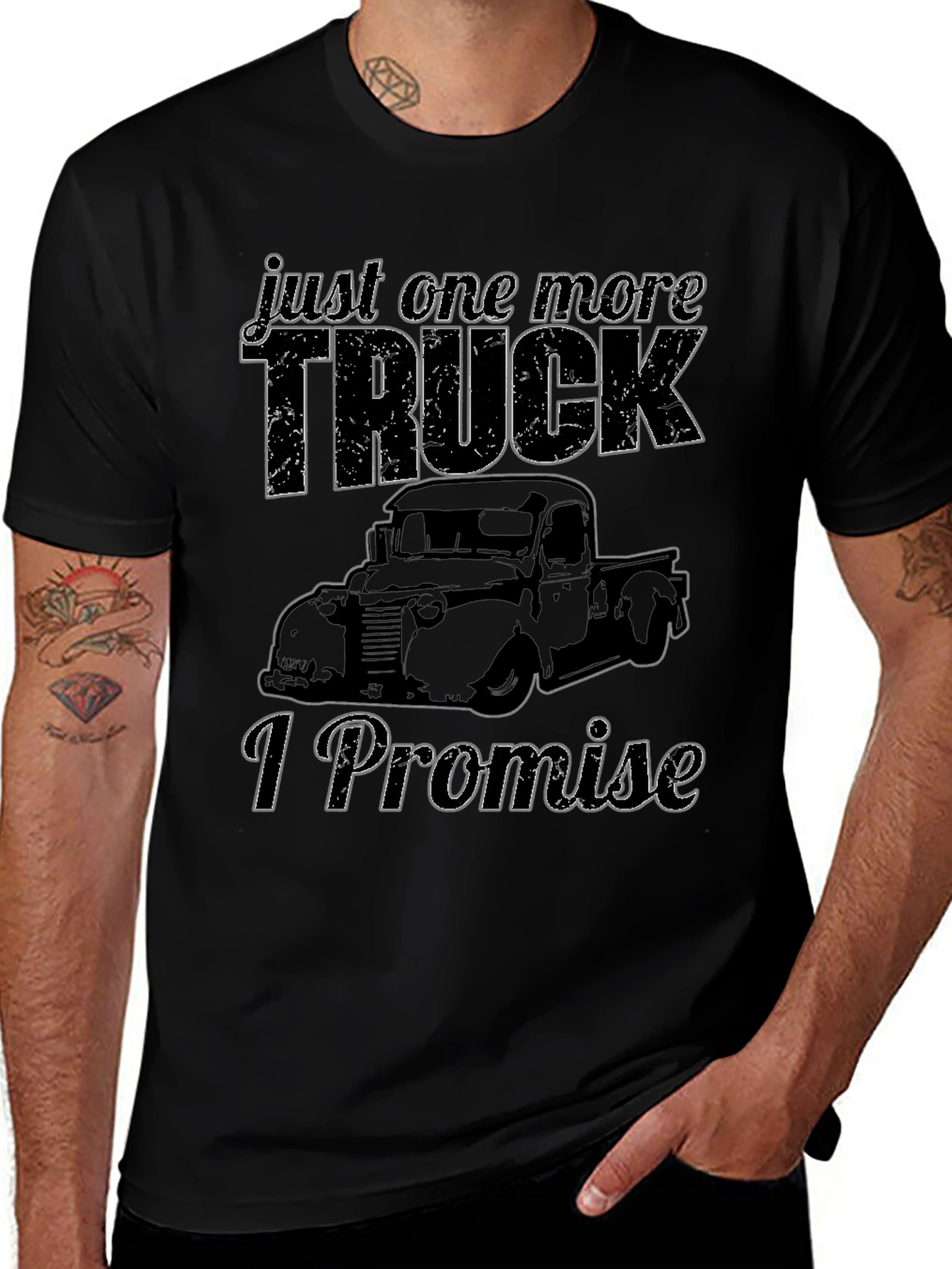 Just One More Truck - Funny T-Shirt