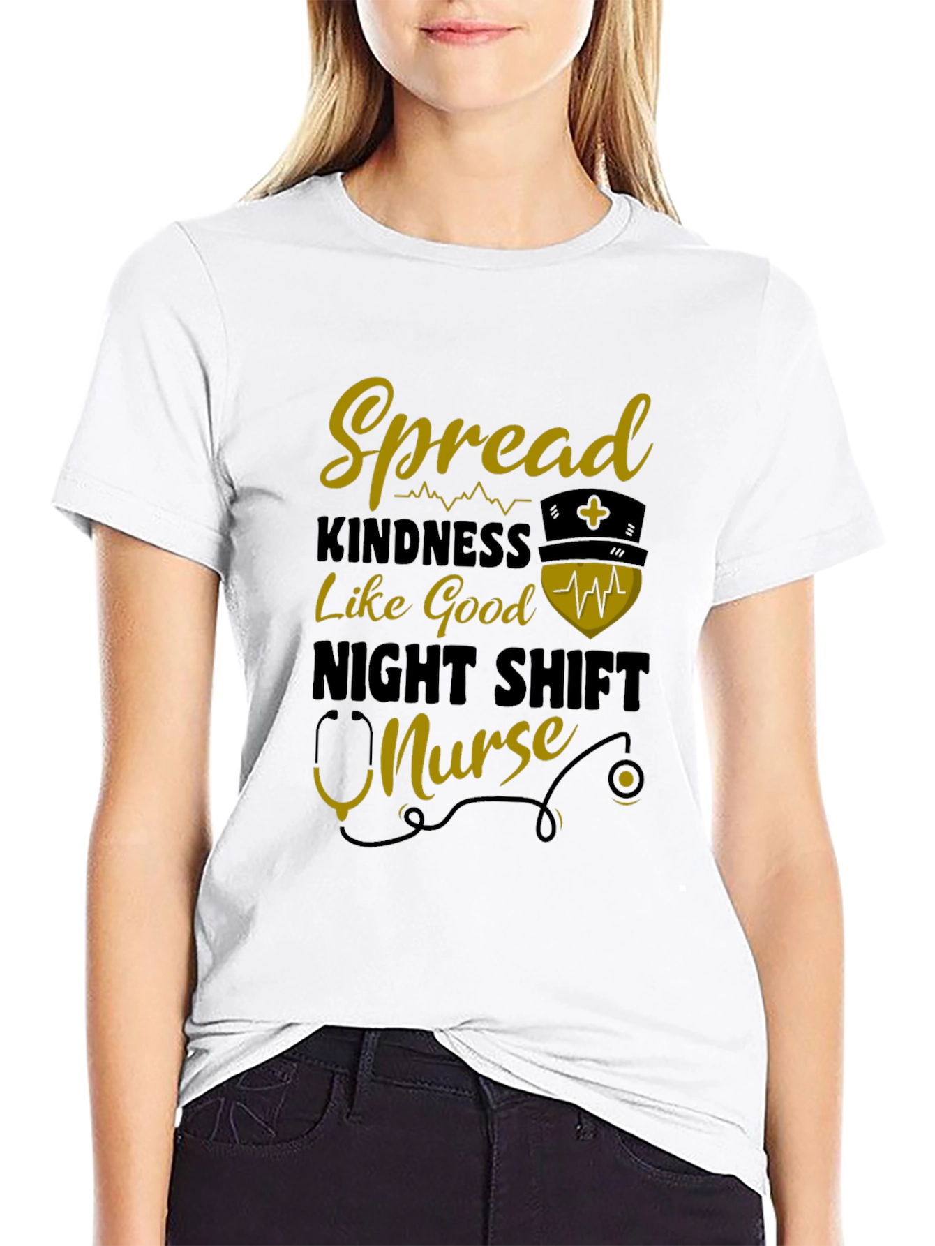 Spread Kindness Nurse Graphic Tee