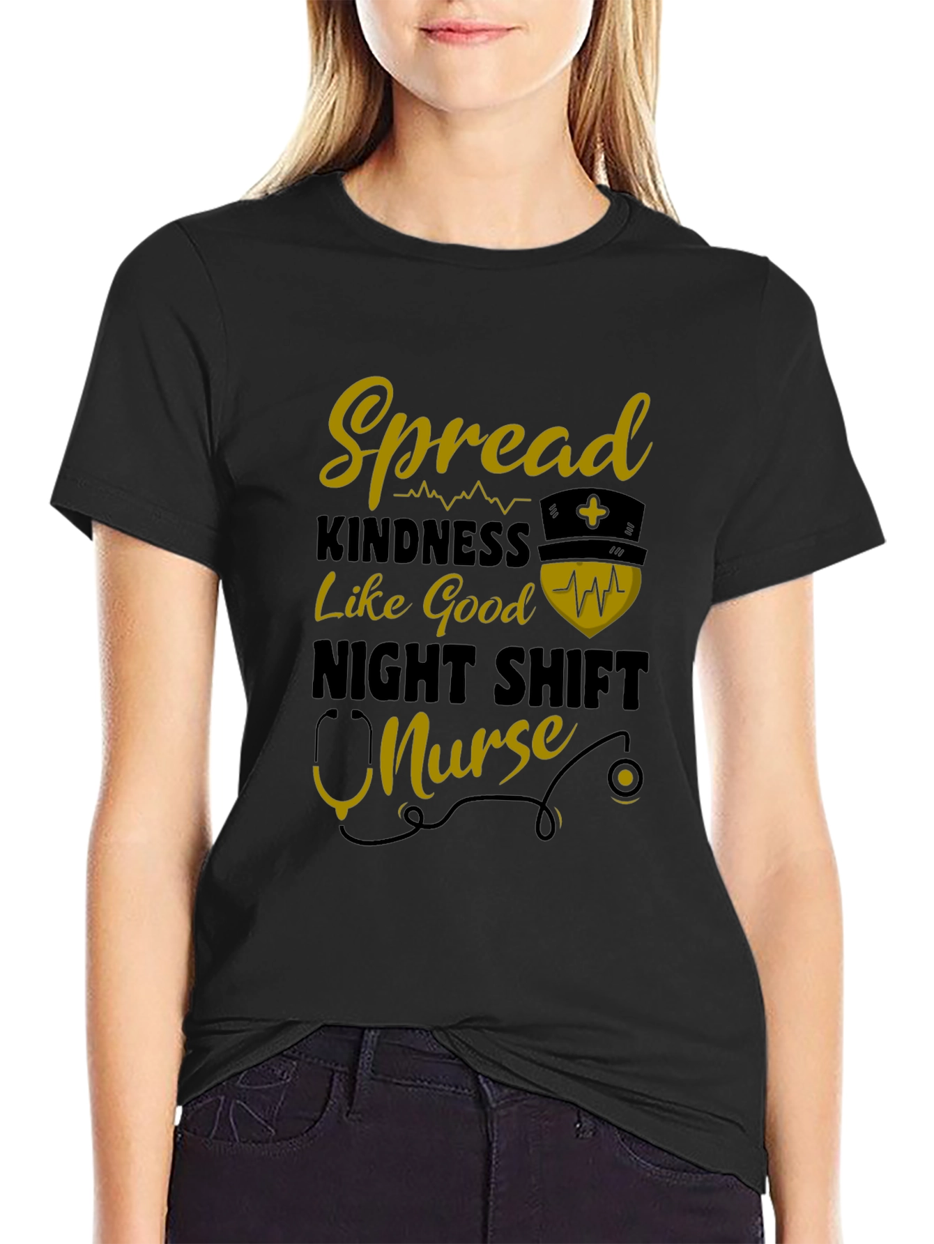 Spread Kindness Nurse Graphic Tee