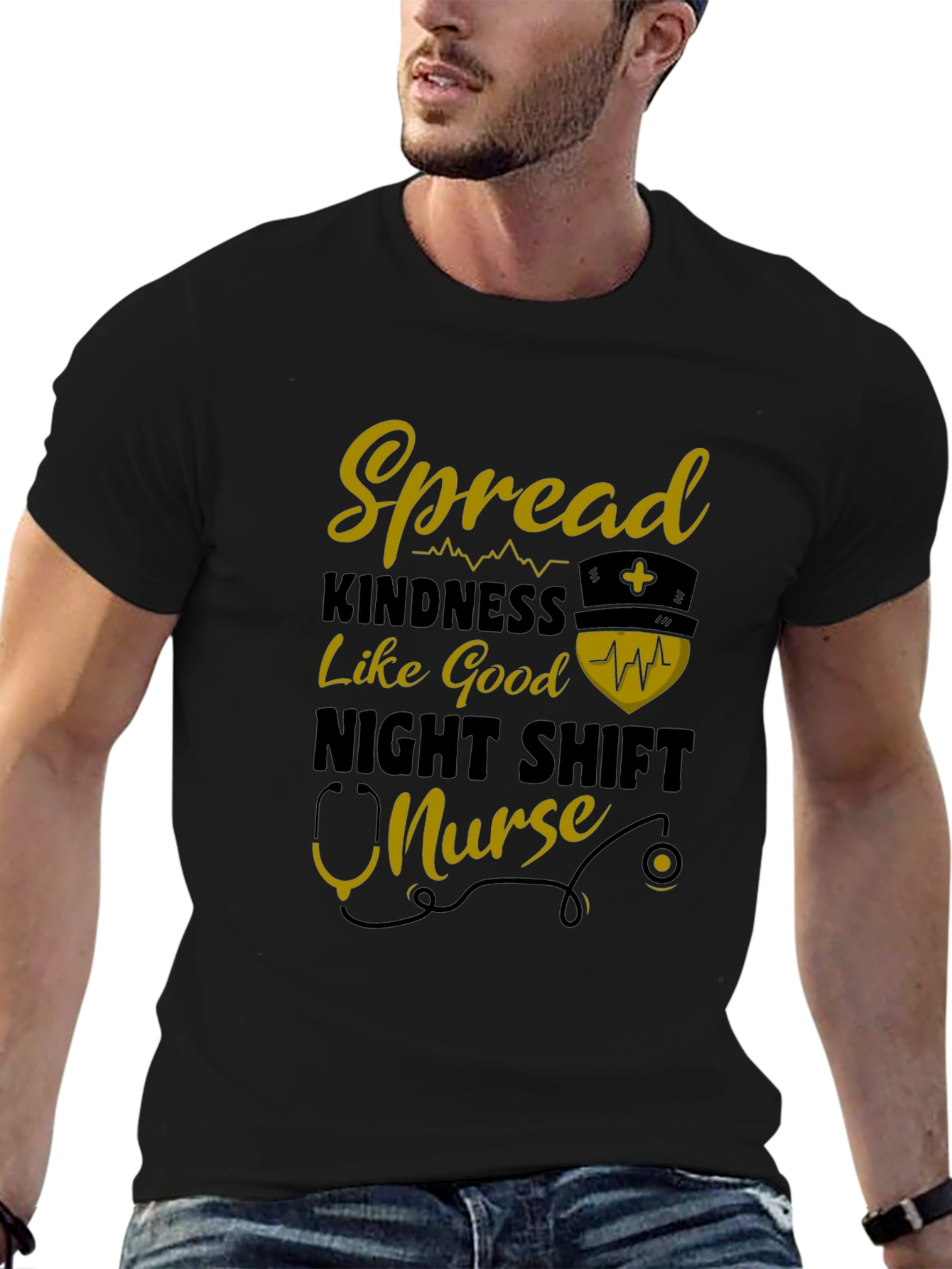 Spread Kindness Nurse Graphic Tee