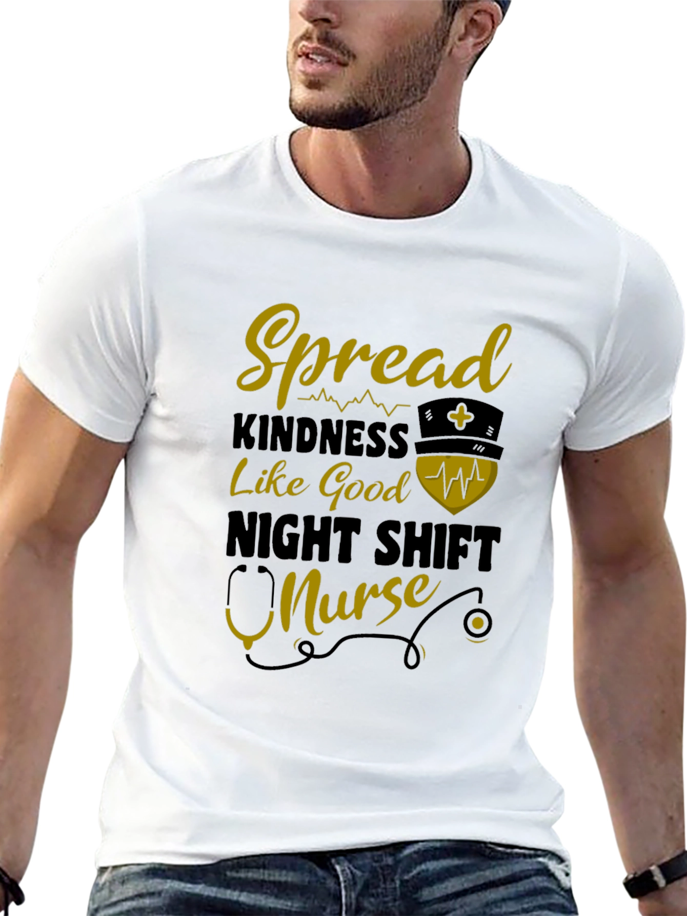 Spread Kindness Nurse Graphic Tee