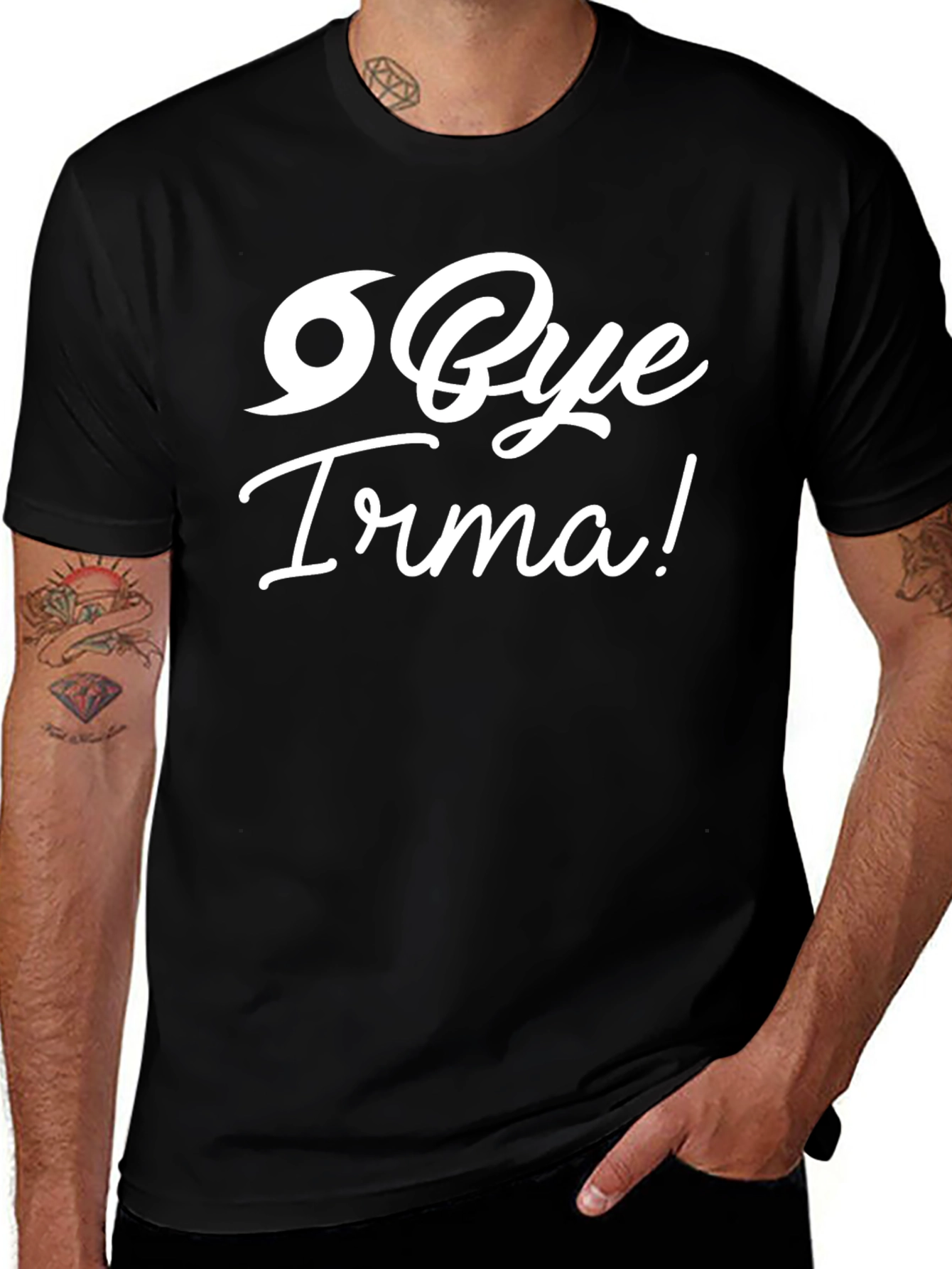 Bye Irma Black T-Shirt