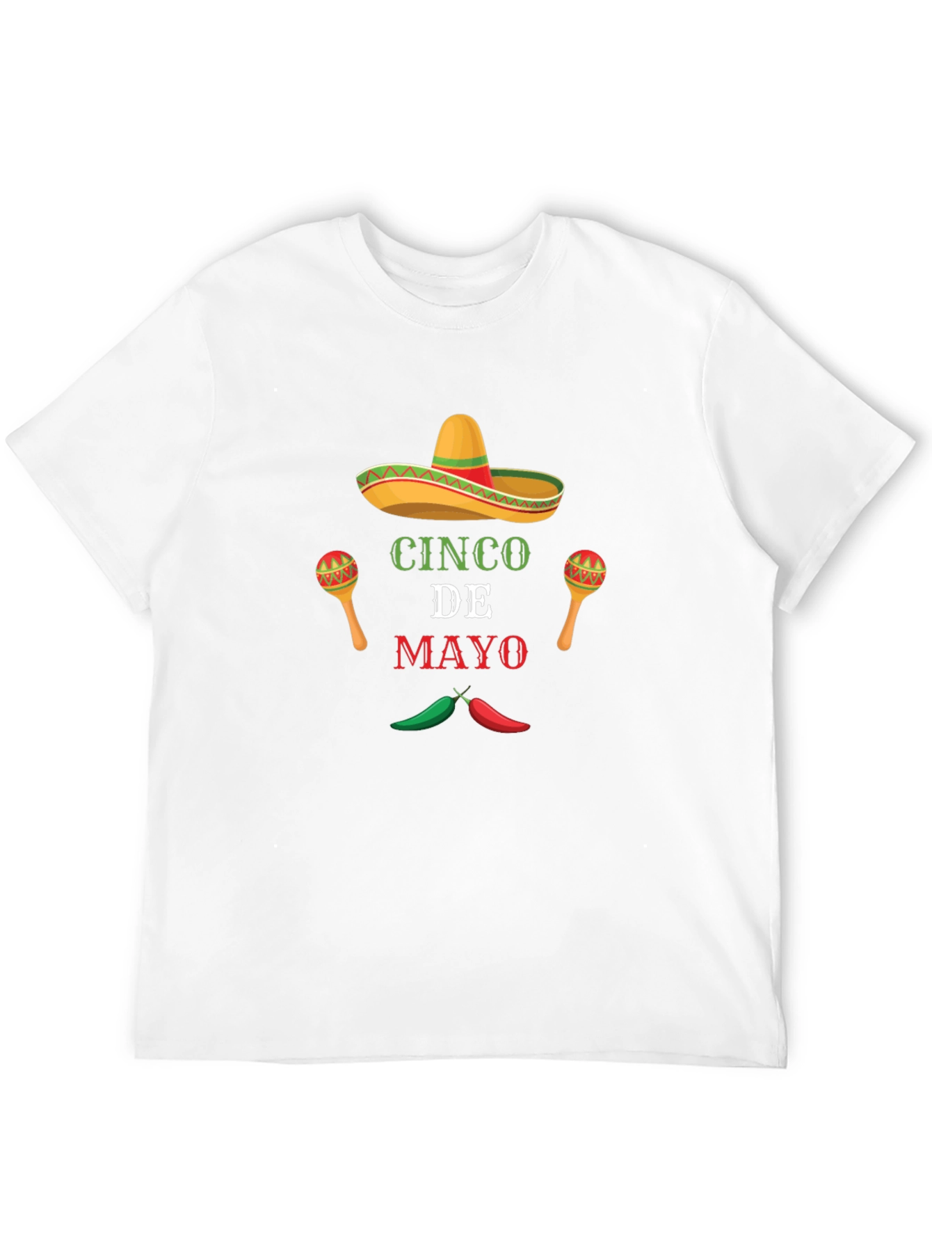 Cinco De Mayo Graphic T-Shirt - Black