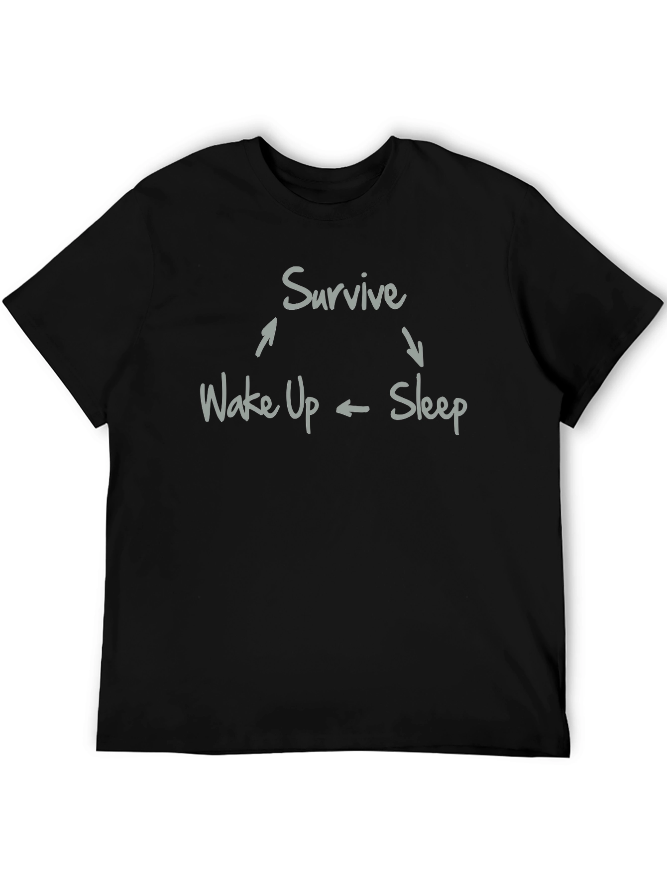 Survive Sleep Wake Cycle Graphic T-Shirt