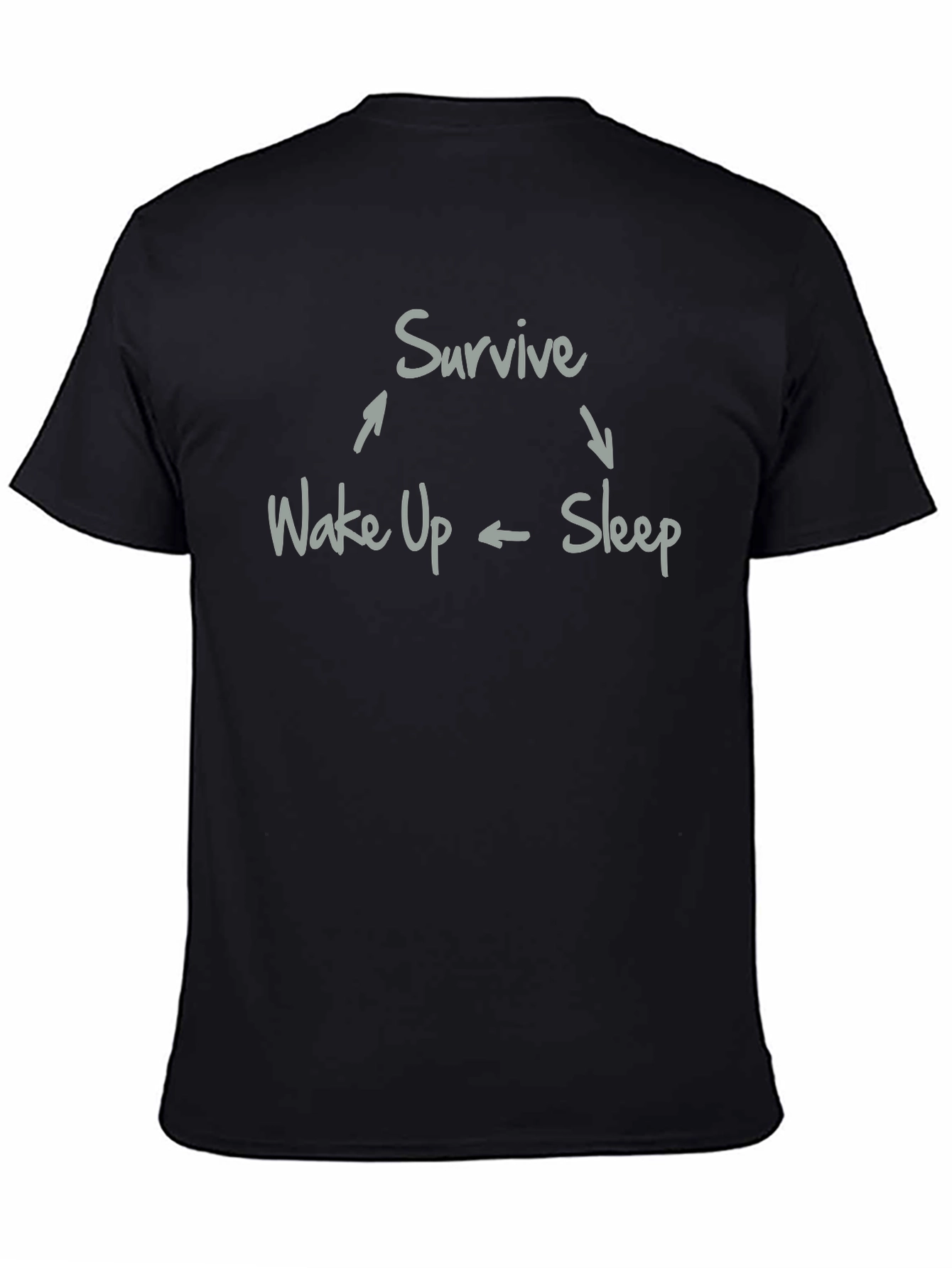 Survive Sleep Wake Cycle Graphic T-Shirt