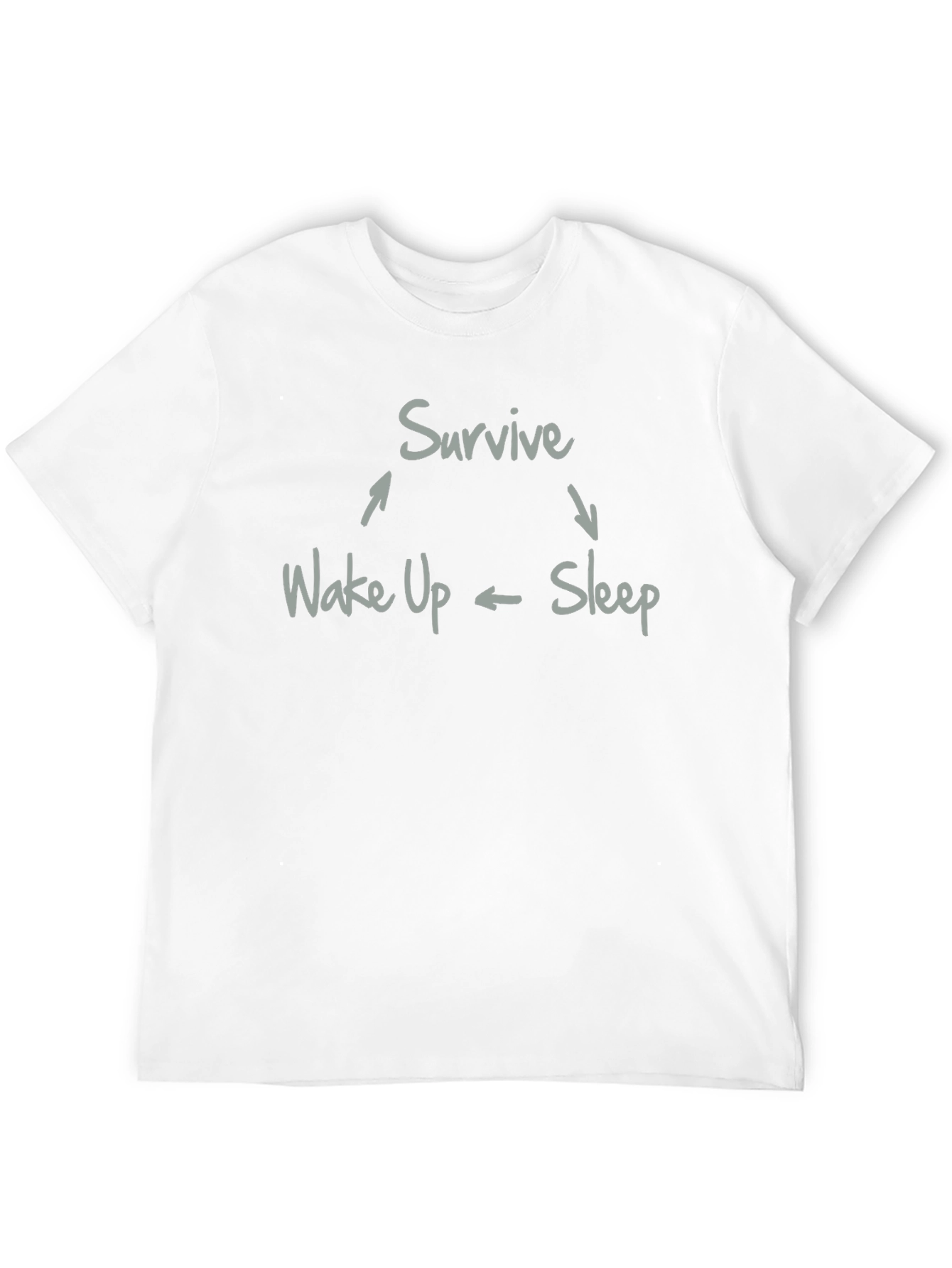Survive Sleep Wake Cycle Graphic T-Shirt