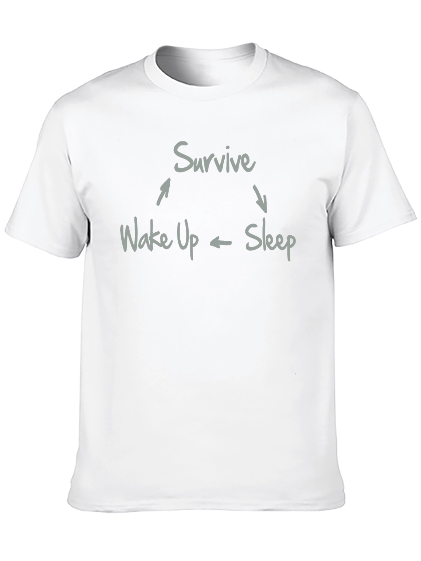 Survive Sleep Wake Cycle Graphic T-Shirt