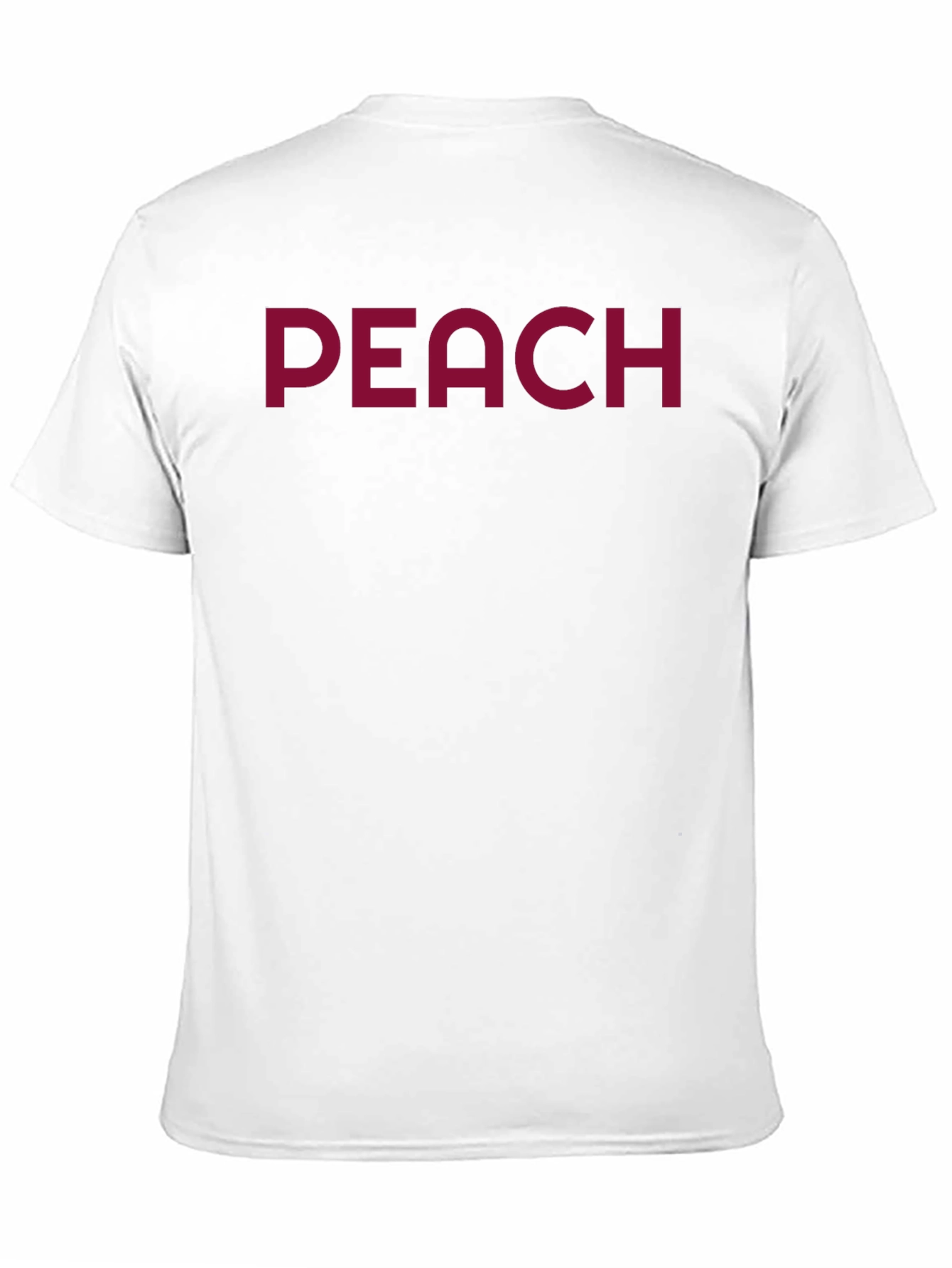 Peach Graphic Black T-Shirt - Stylish Casual Wear