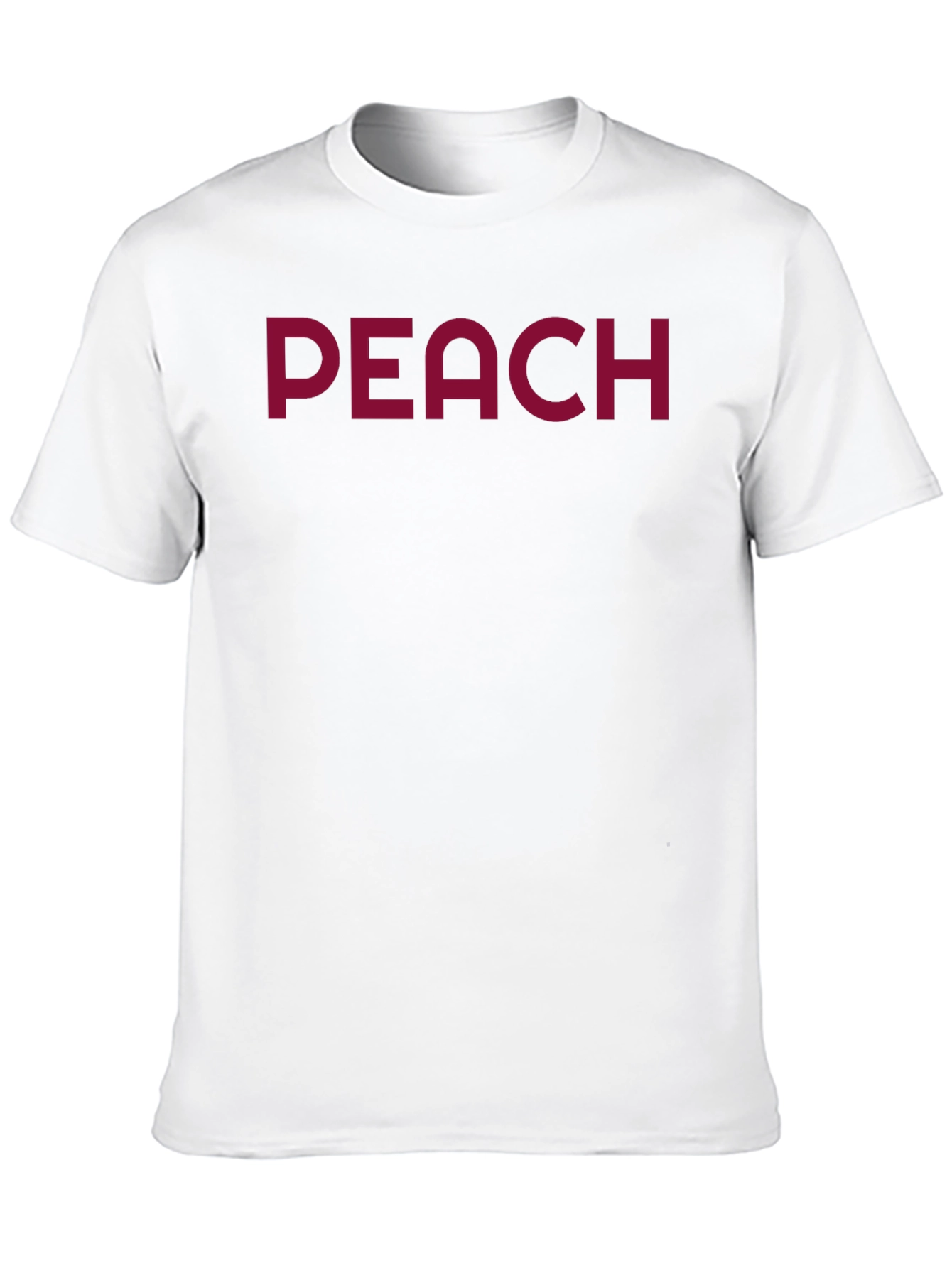 Peach Graphic Black T-Shirt - Stylish Casual Wear