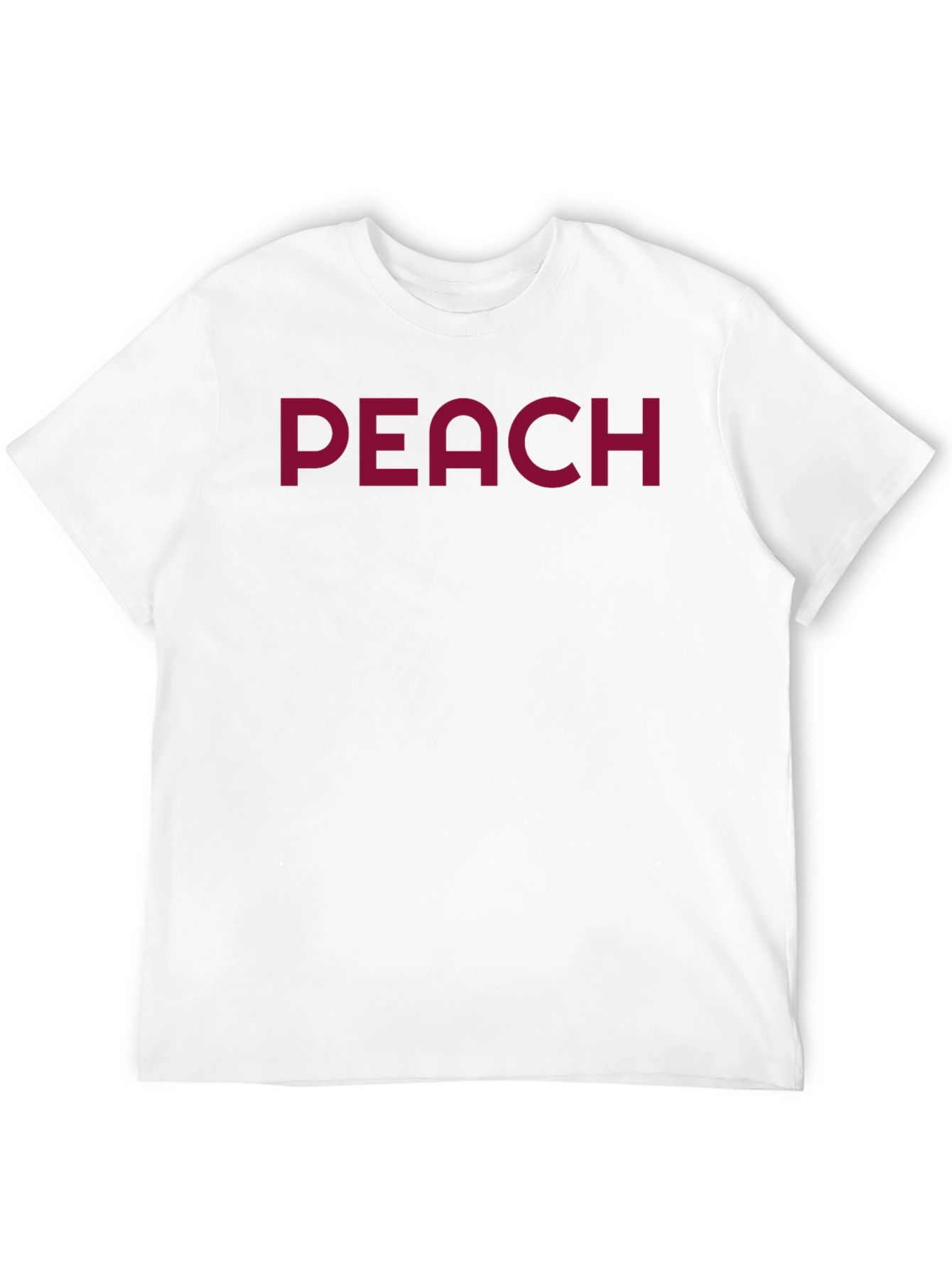 Peach Graphic Black T-Shirt - Stylish Casual Wear