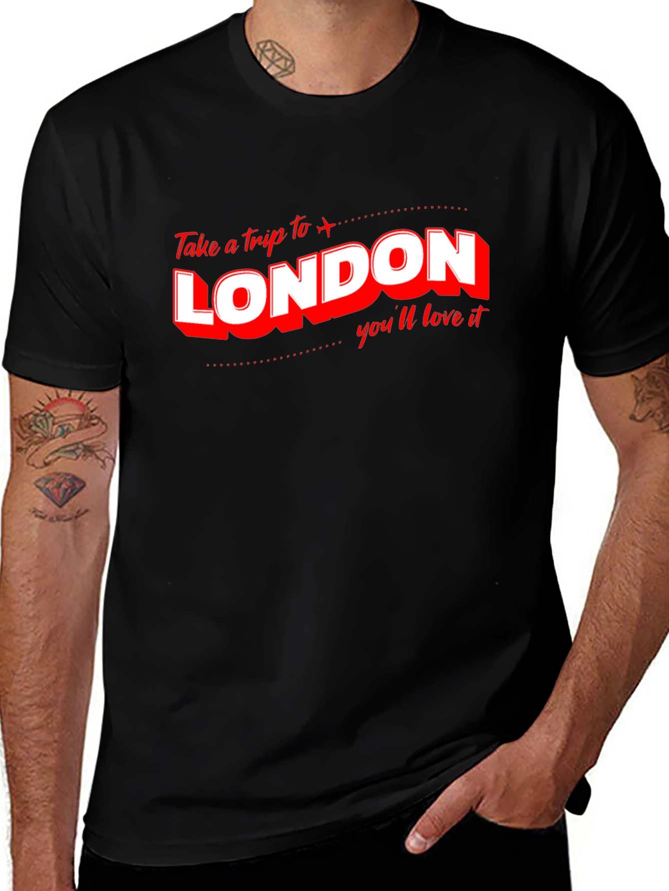London Trip Black T-Shirt - Youll Love It!