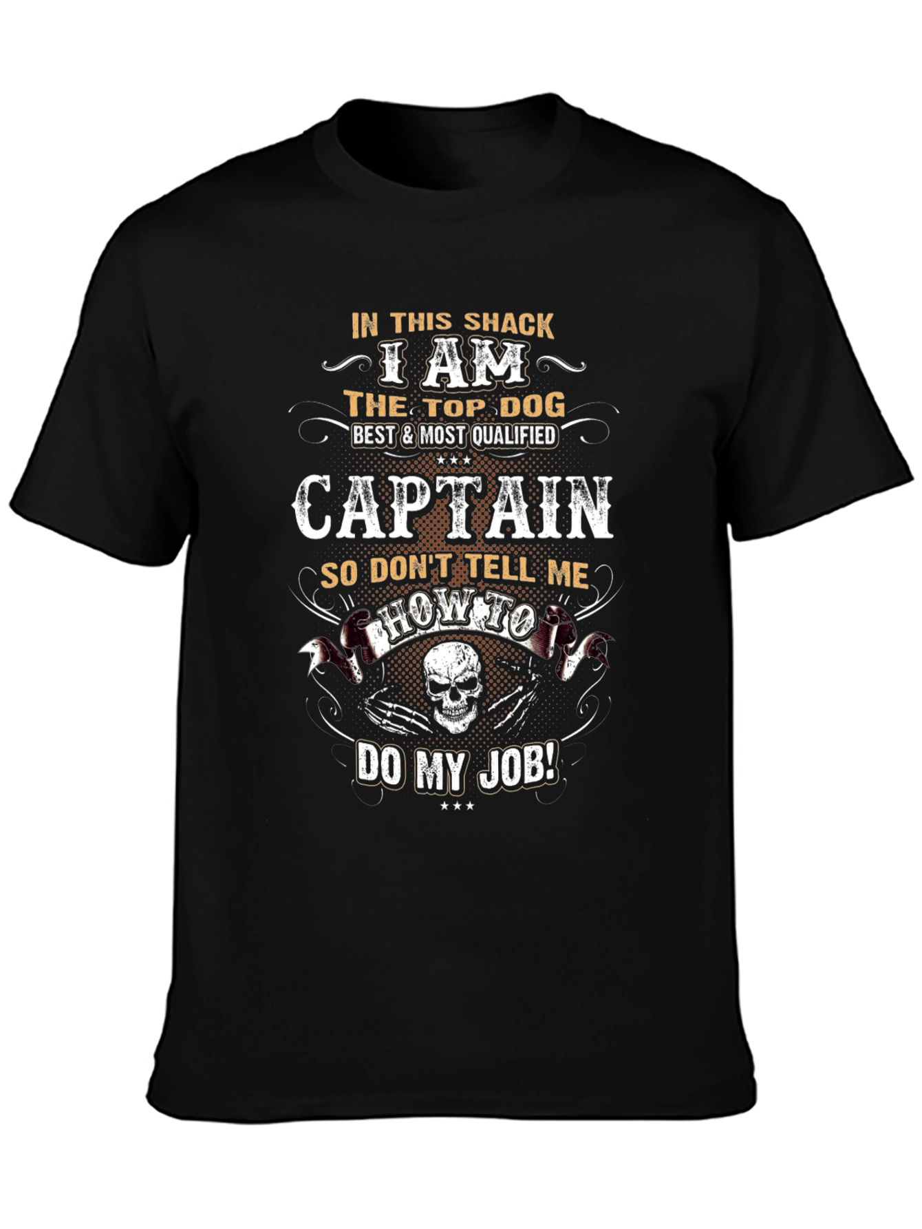 Captain Top Dog Graphic T-Shirt