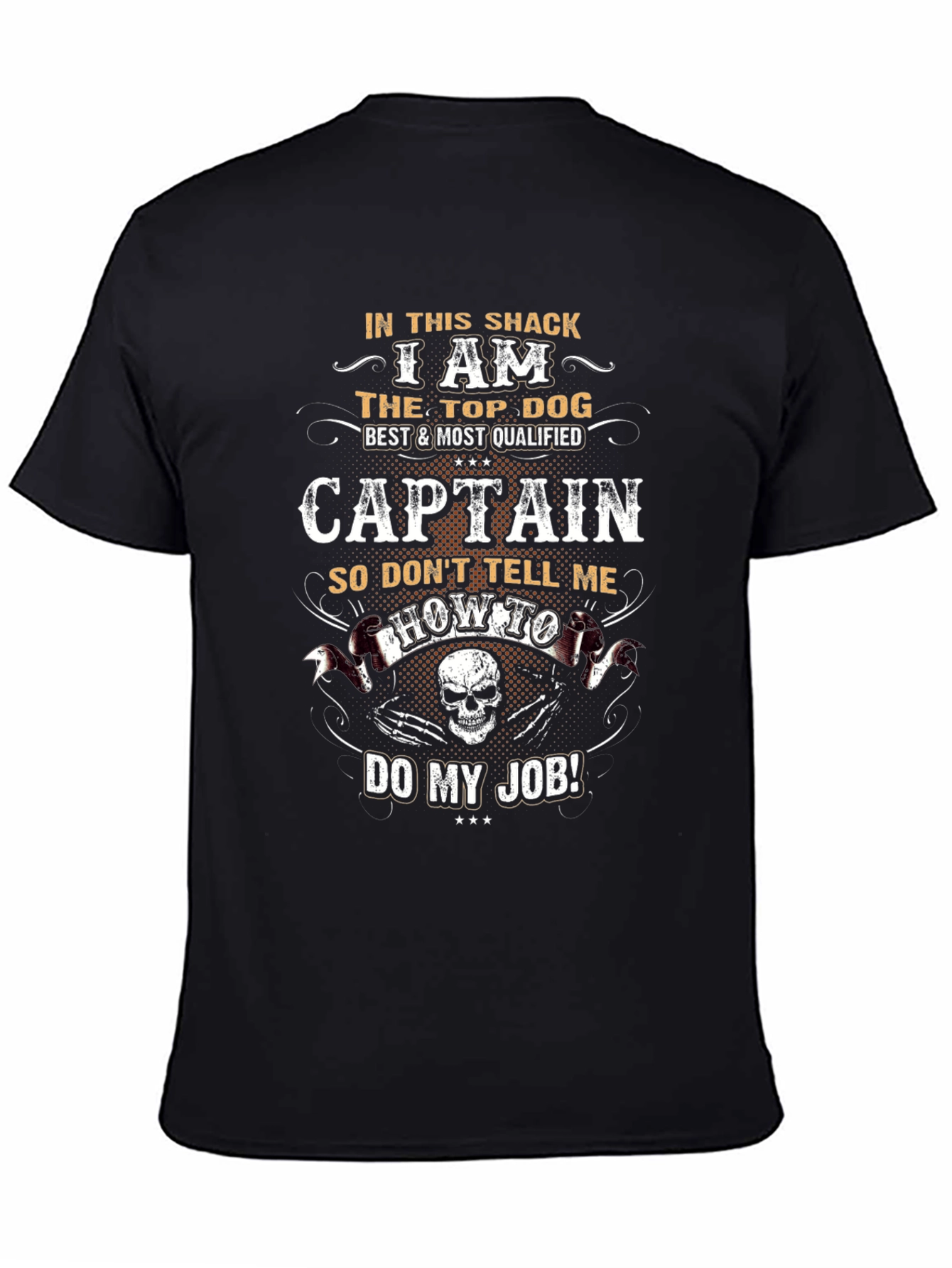 Captain Top Dog Graphic T-Shirt