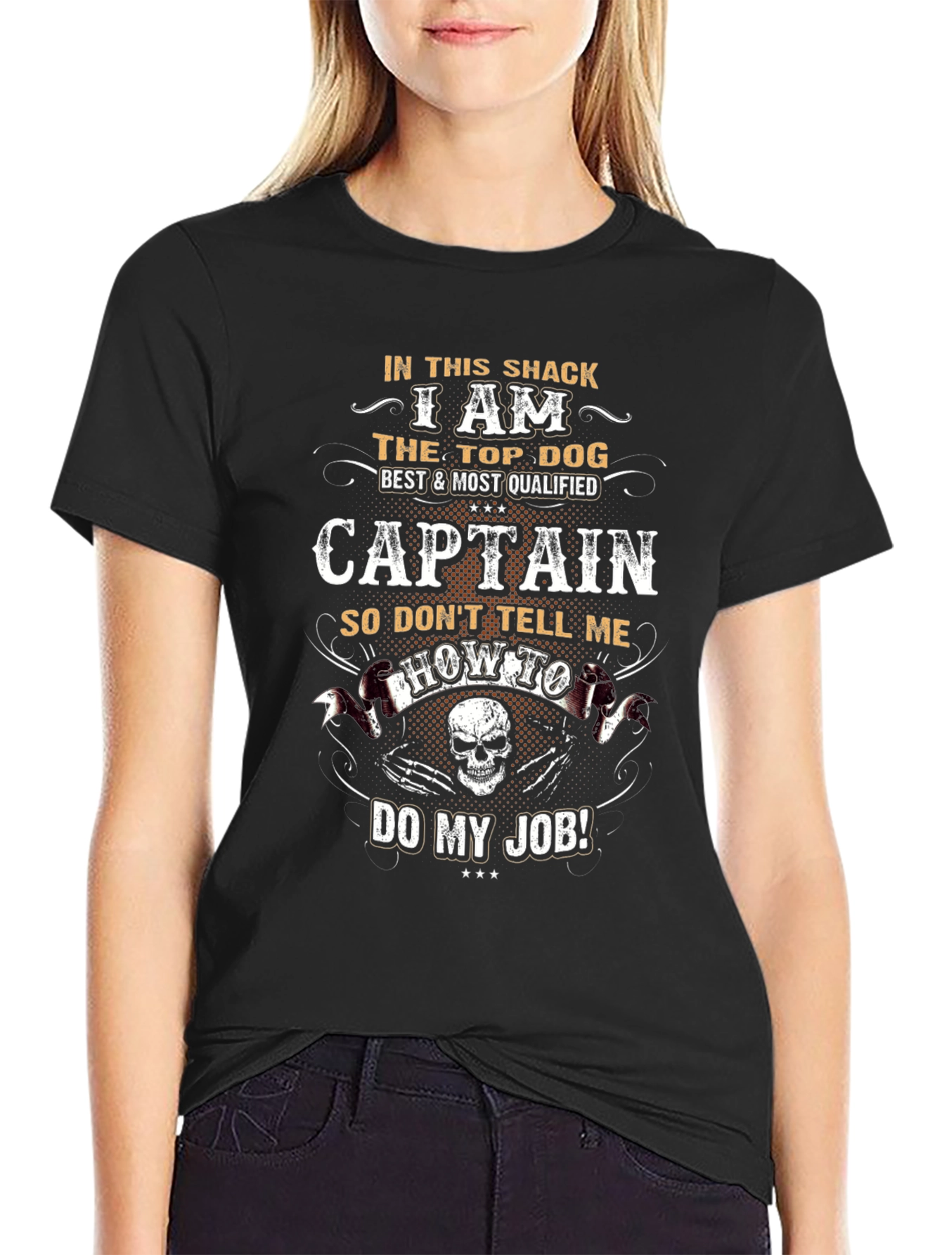 Captain Top Dog Graphic T-Shirt