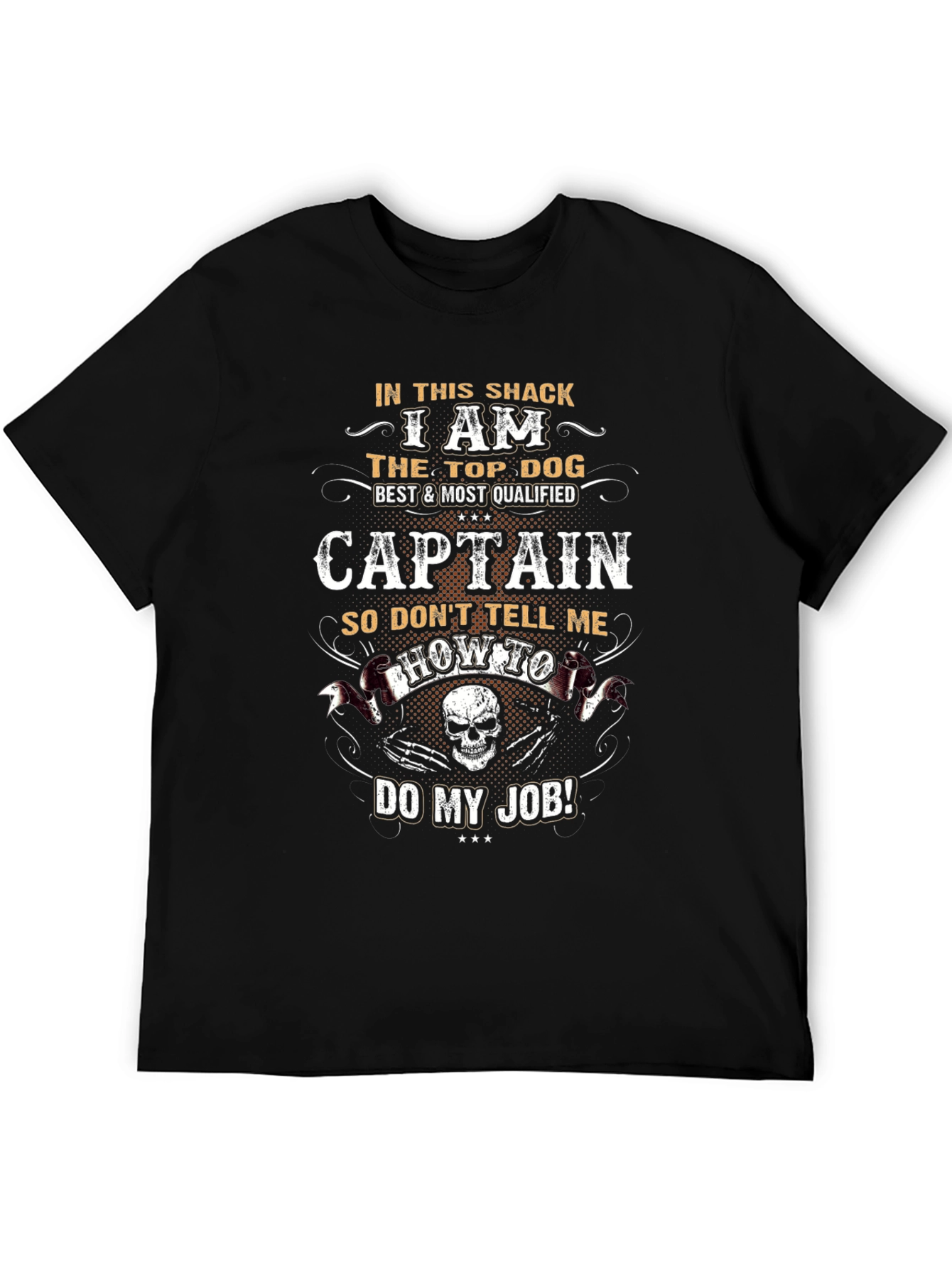 Captain Top Dog Graphic T-Shirt