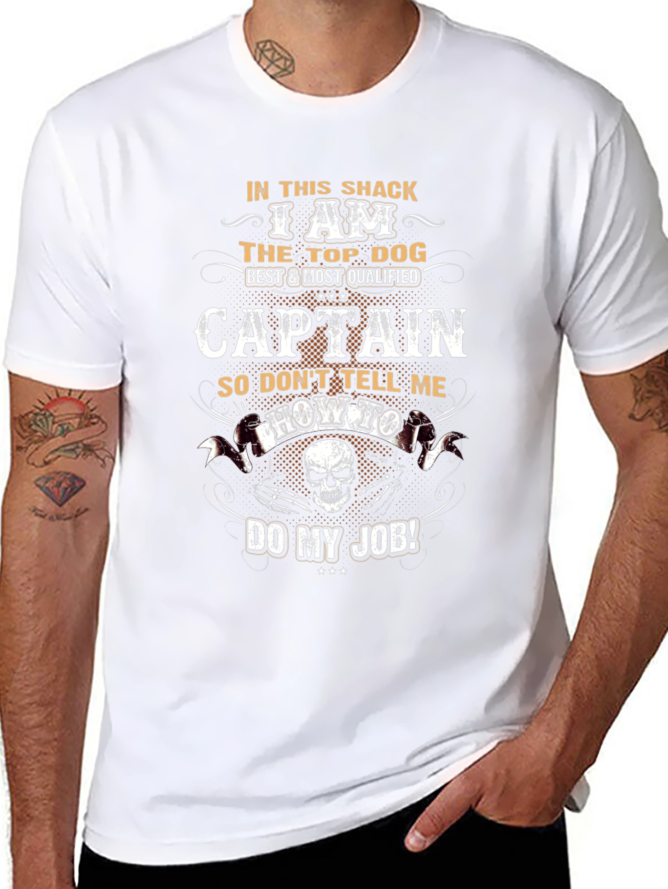 Captain Top Dog Graphic T-Shirt