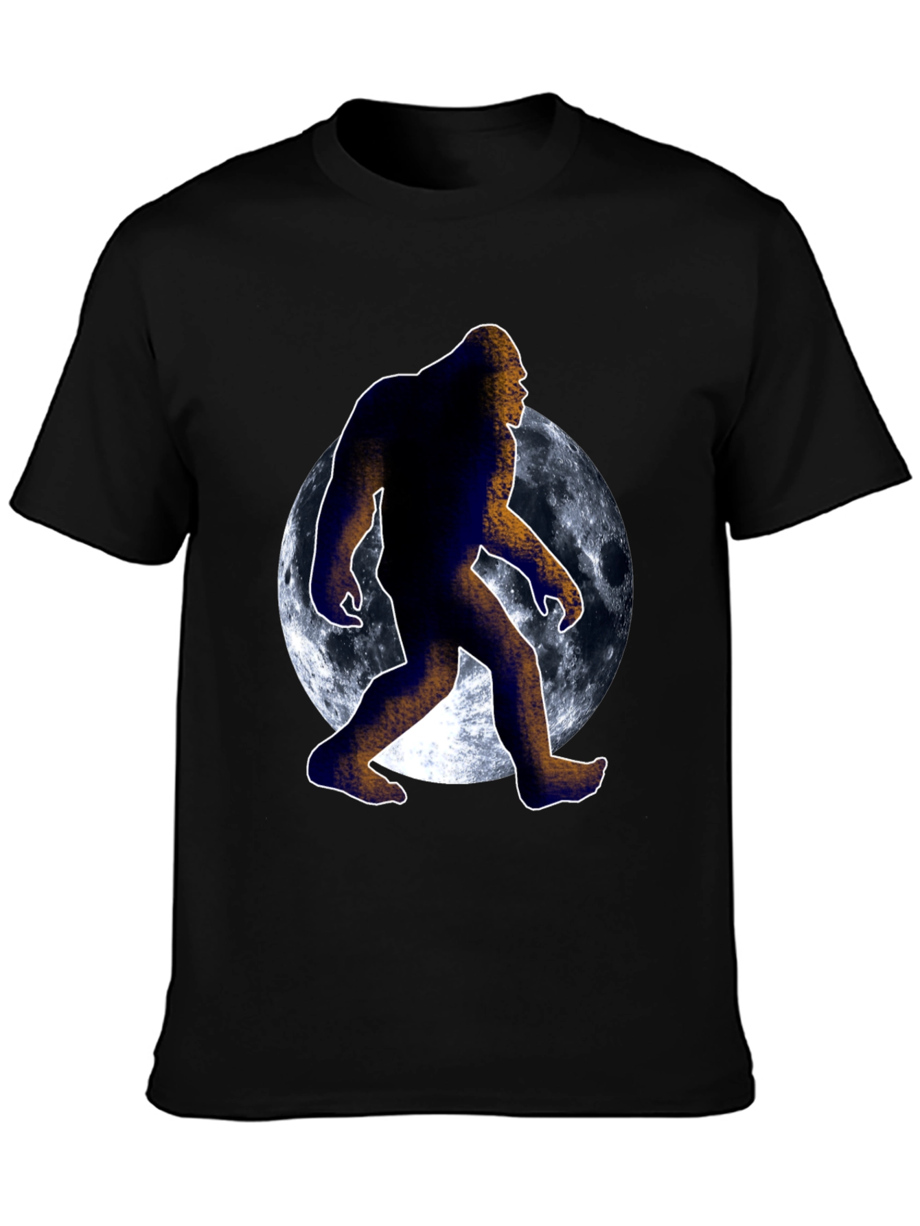 Bigfoot Moon Graphic T-Shirt