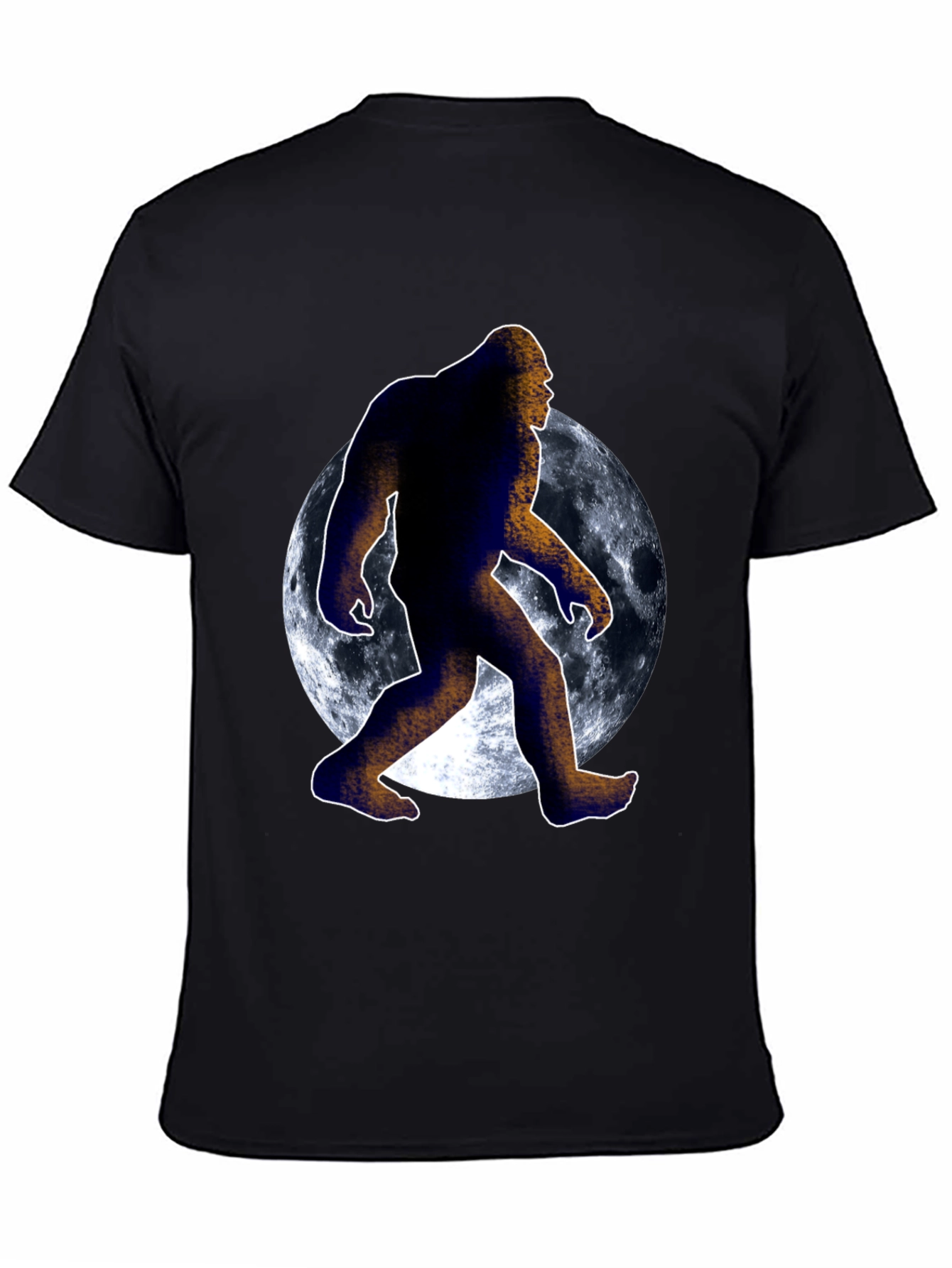 Bigfoot Moon Graphic T-Shirt