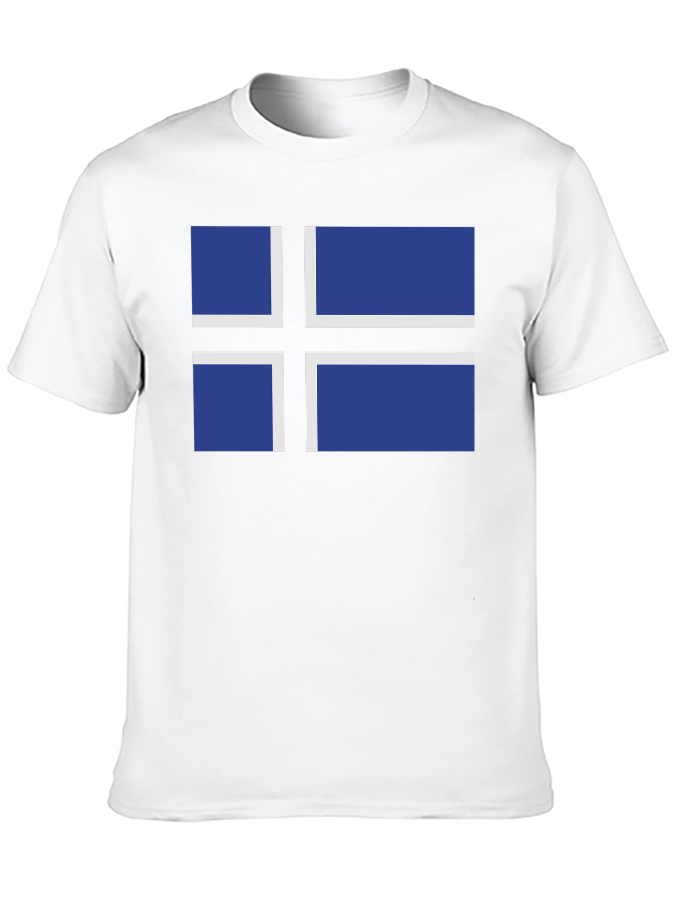 Estonian Flag T-Shirt - Black Crew Neck Tee