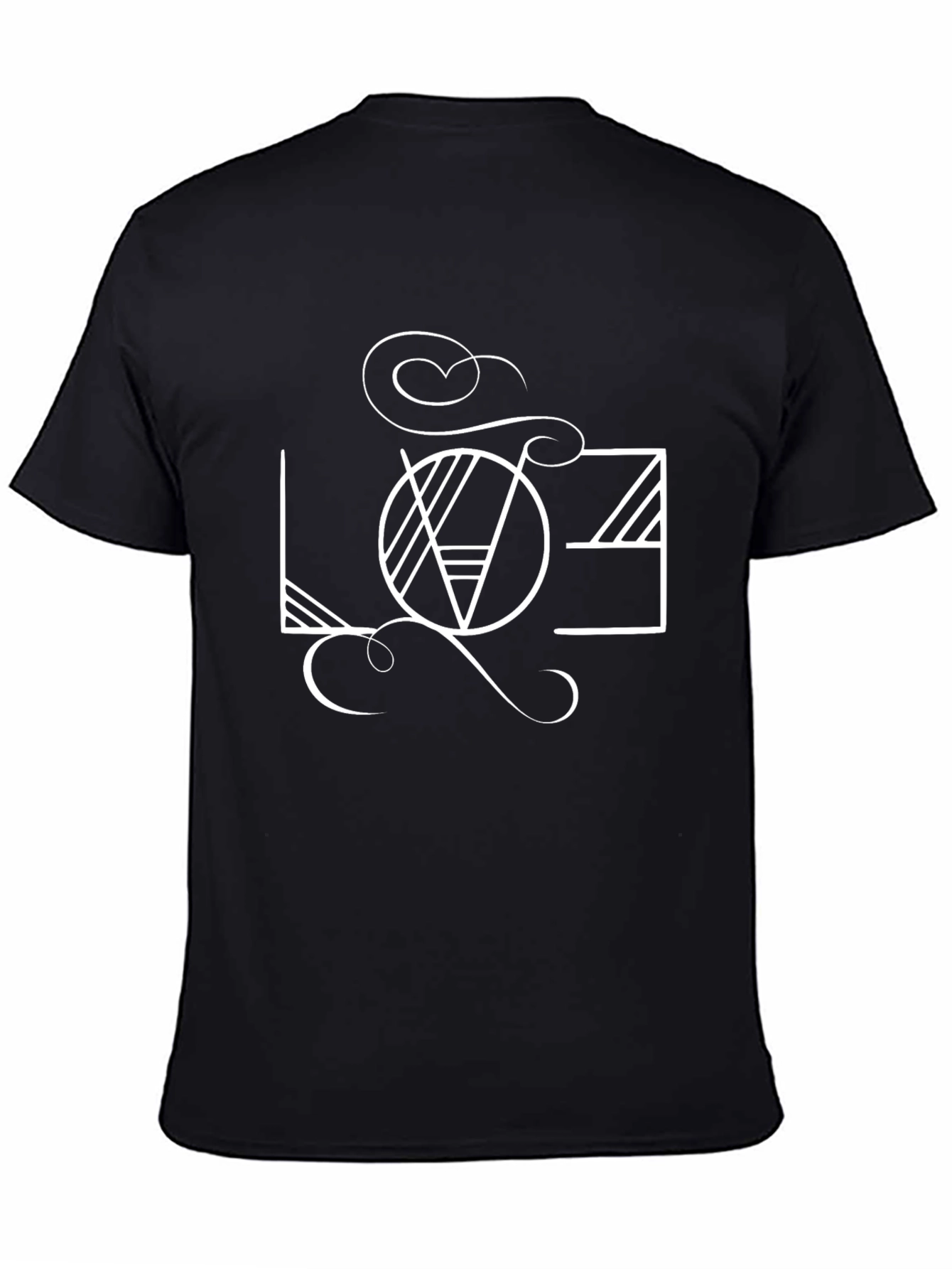 LOVE Graphic Tee - Stylish Black Cotton Shirt