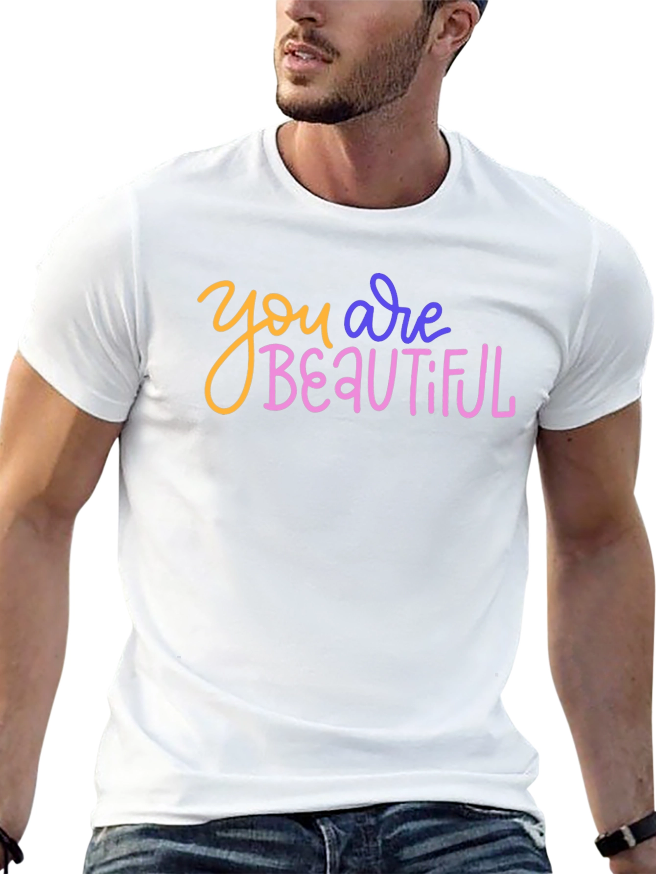 You are Beautiful Graphic Tee - Trendy Unisex T-Shirt