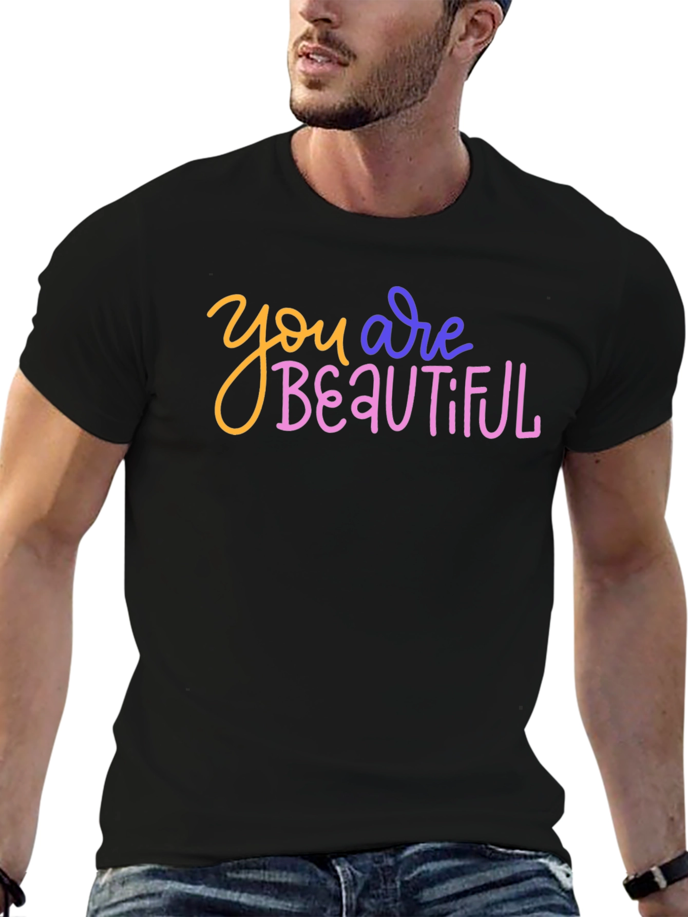 You are Beautiful Graphic Tee - Trendy Unisex T-Shirt