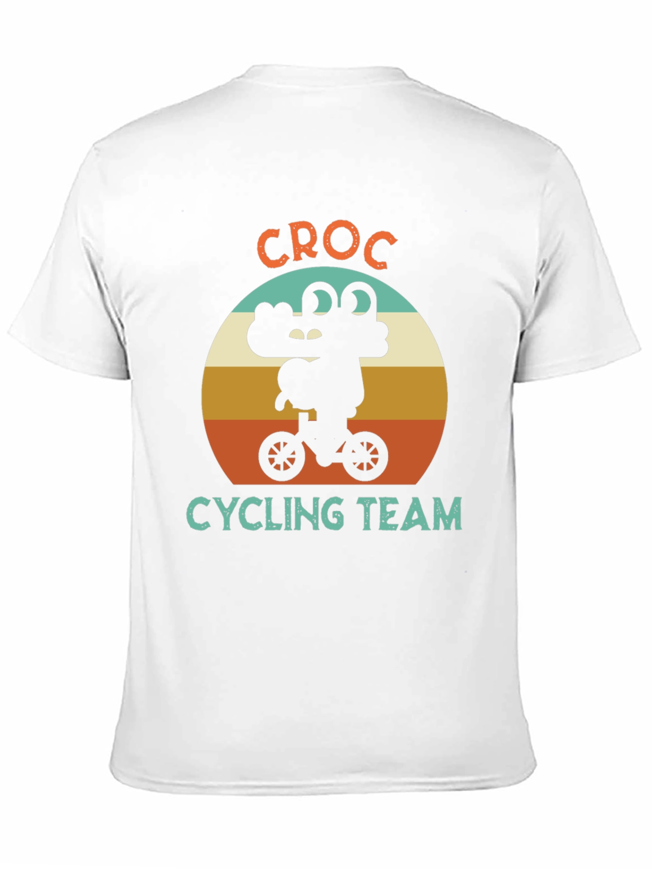 Croc Cycling Team Graphic T-Shirt - Black Cotton Tee