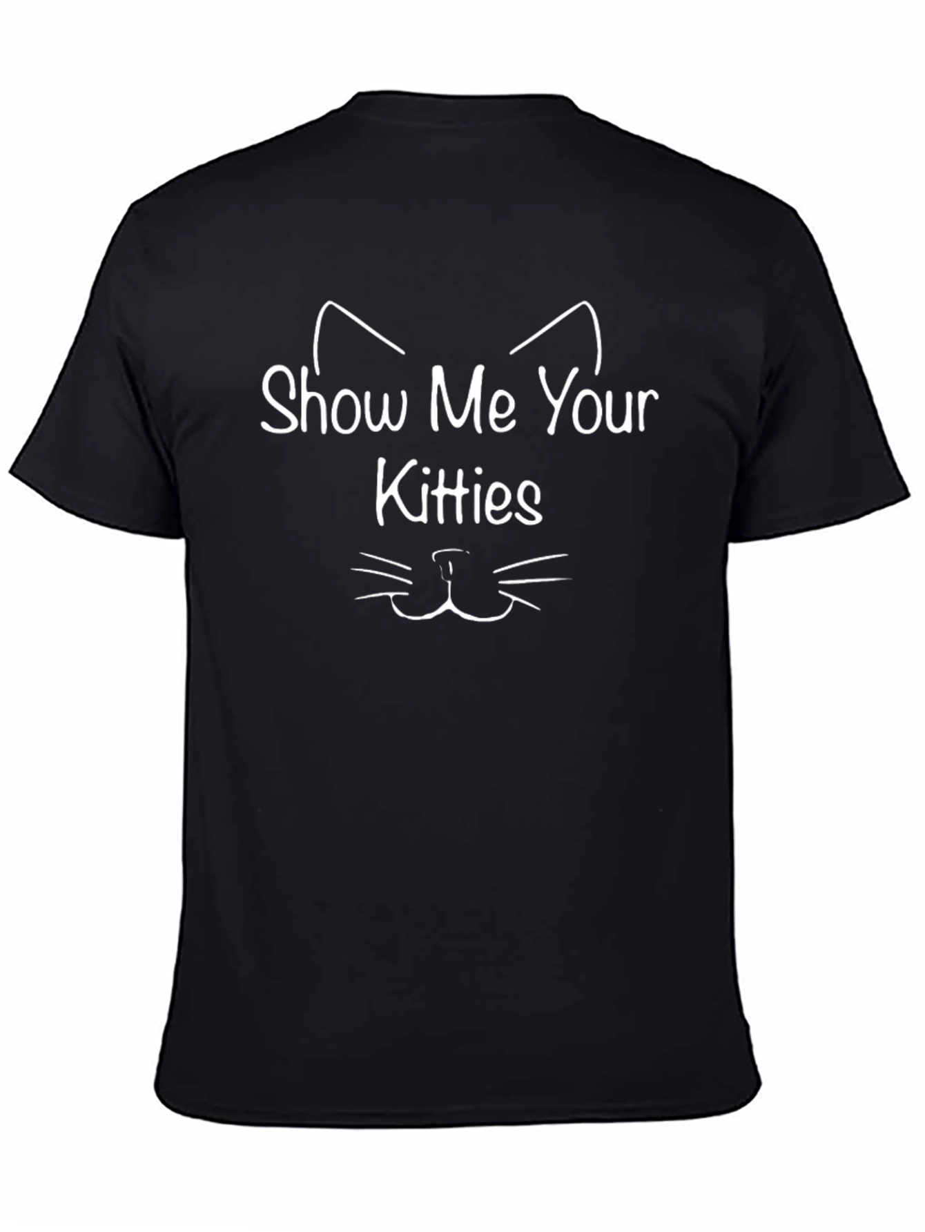 Show Me Your Kitties Graphic Tee - Black