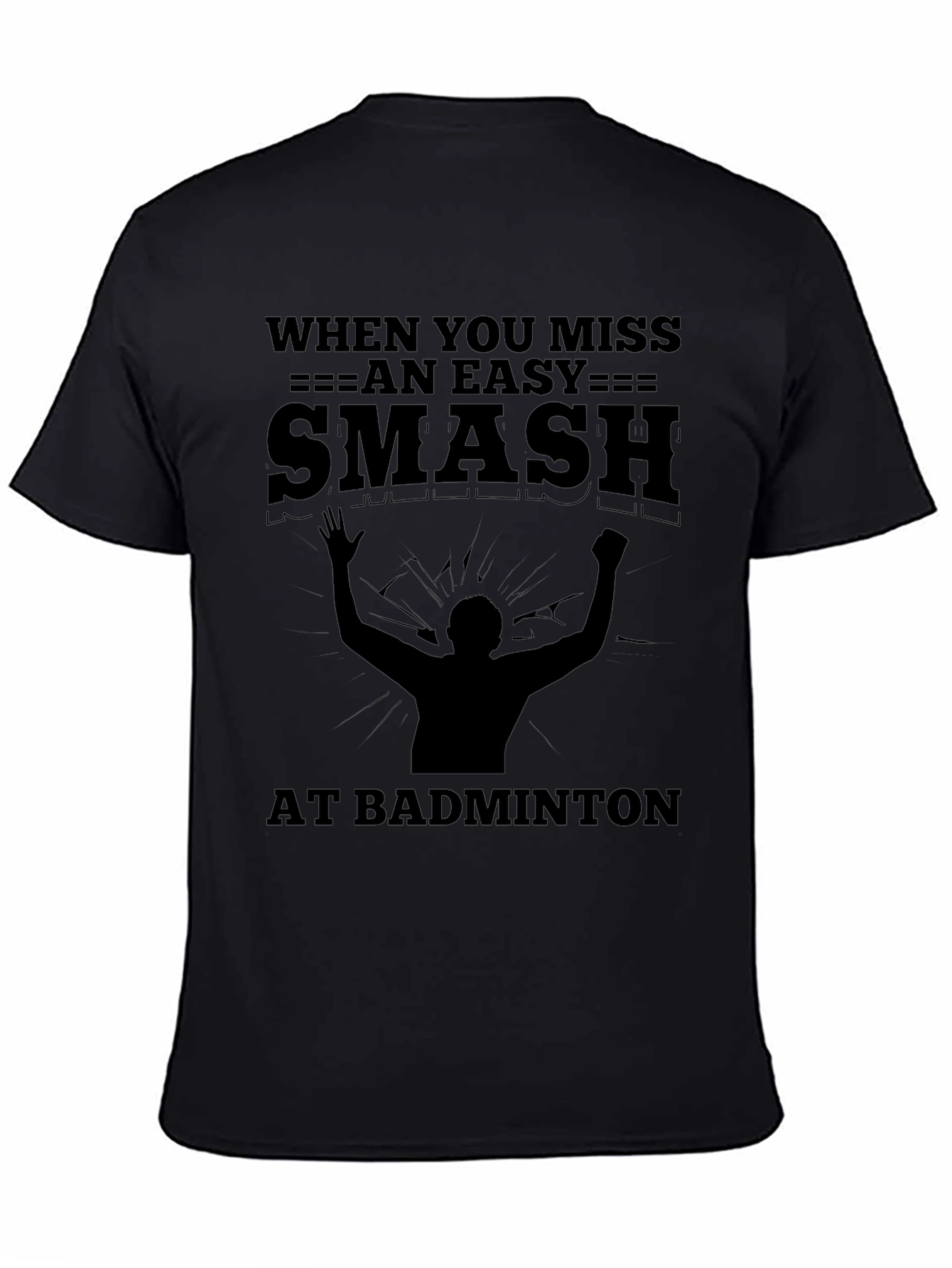 Funny Badminton Smash T-Shirt