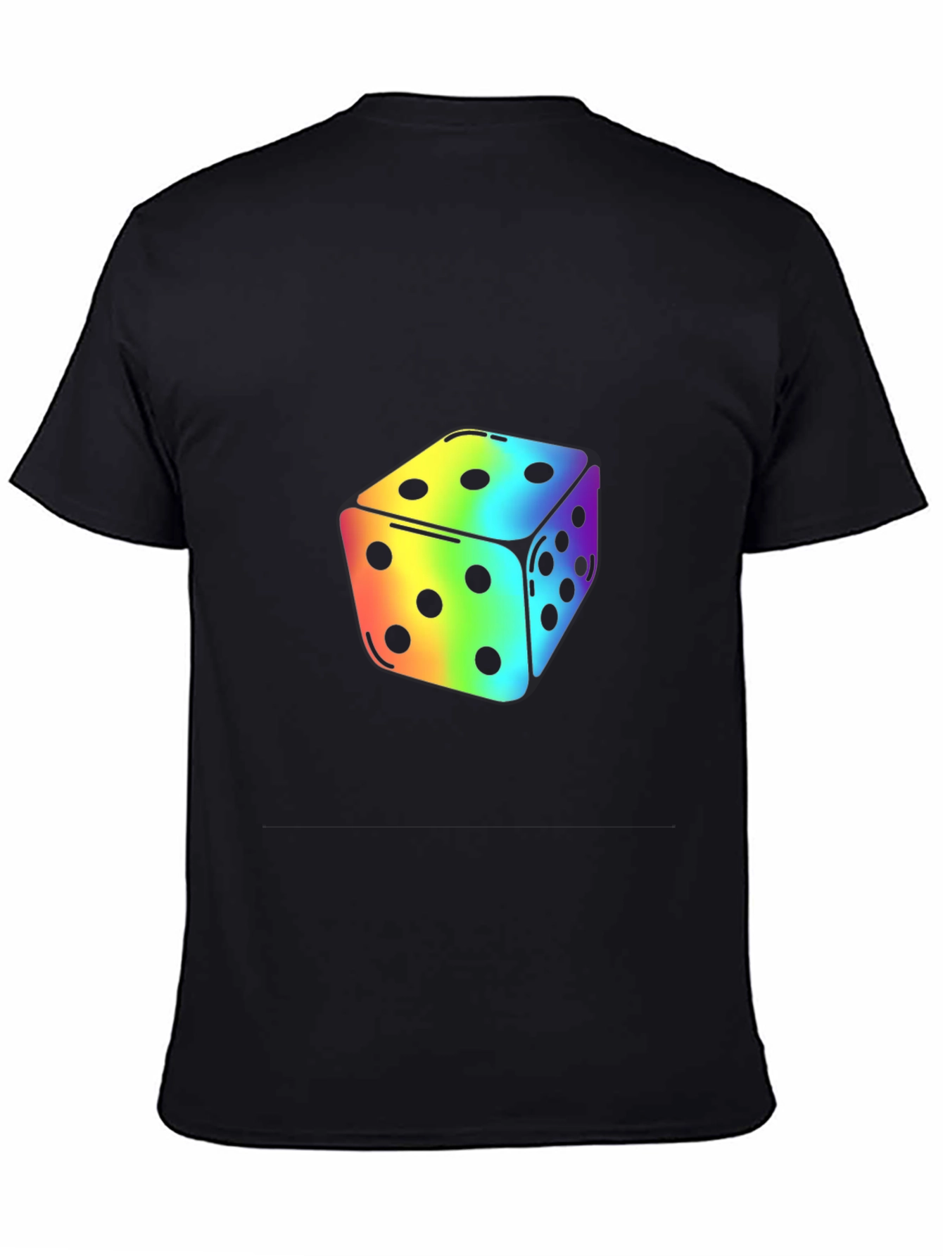 Rainbow Dice Graphic Tee - Stylish Casual Wear