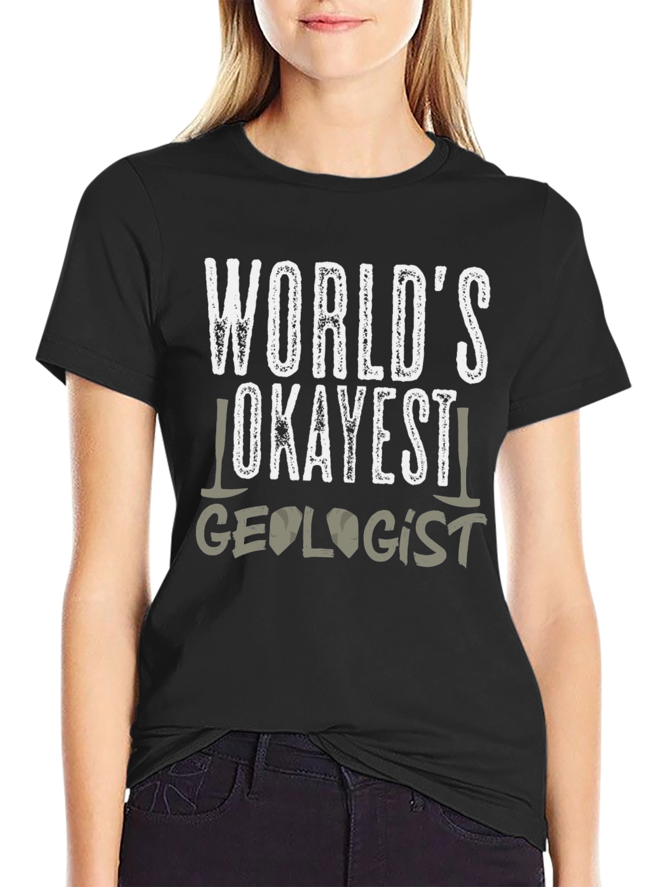 Worlds Okayest Geologist Graphic Tee
