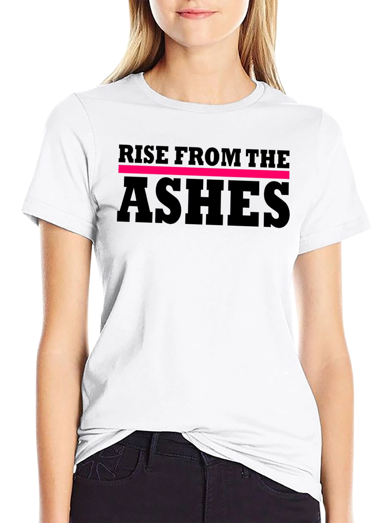 Rise From The Ashes Graphic Tee - Black