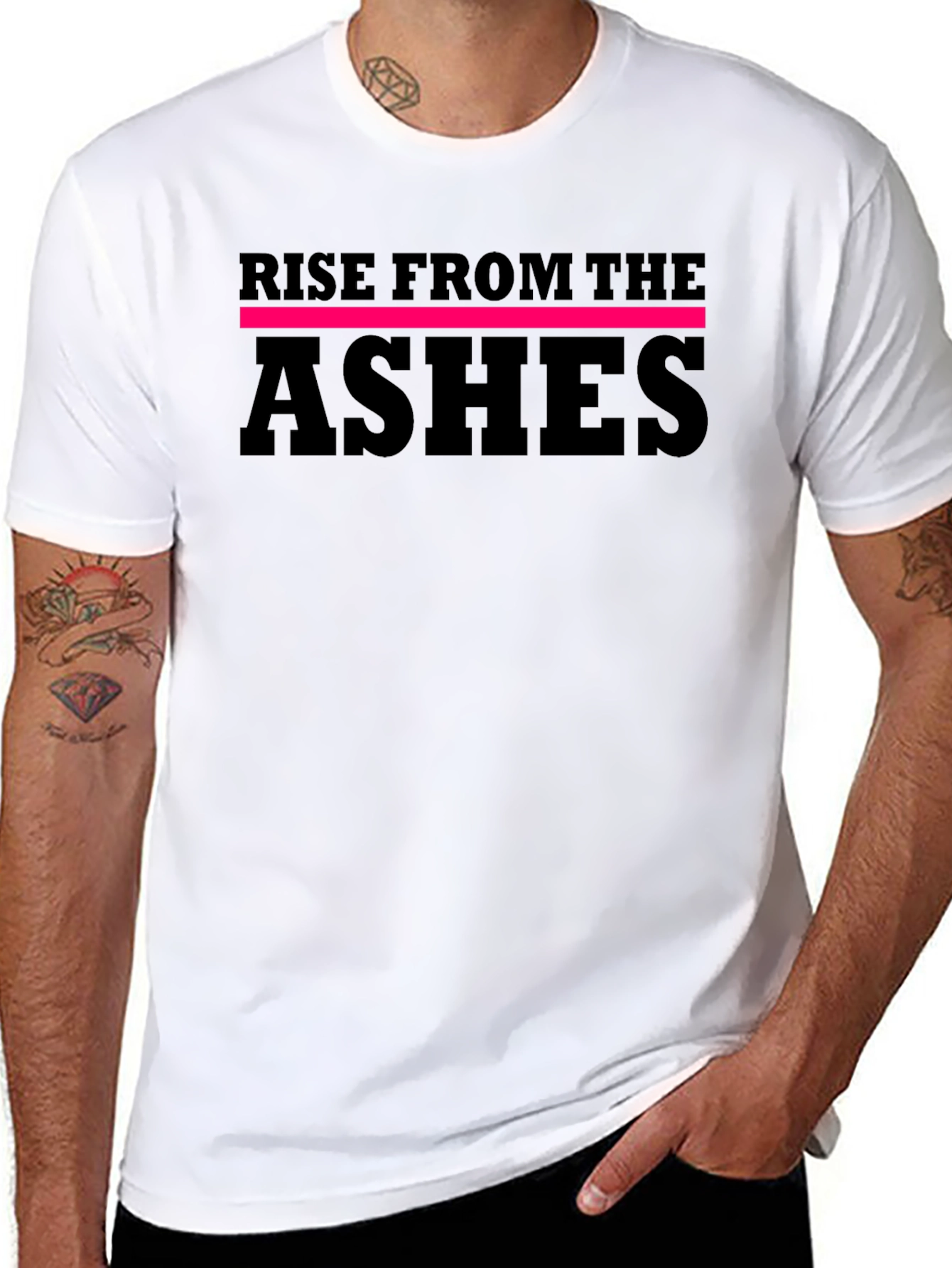 Rise From The Ashes Graphic Tee - Black