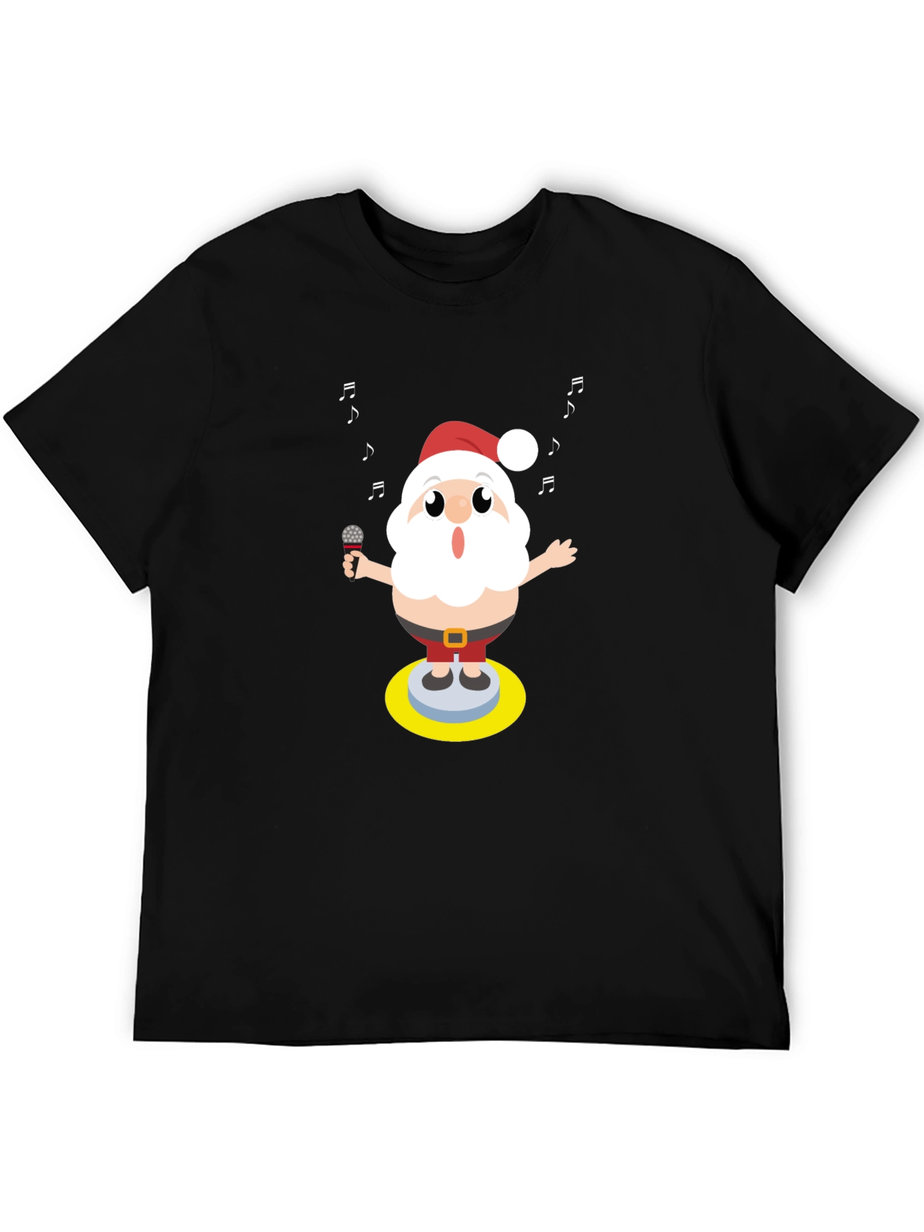 Karaoke Santa T-Shirt - Holiday Fun!