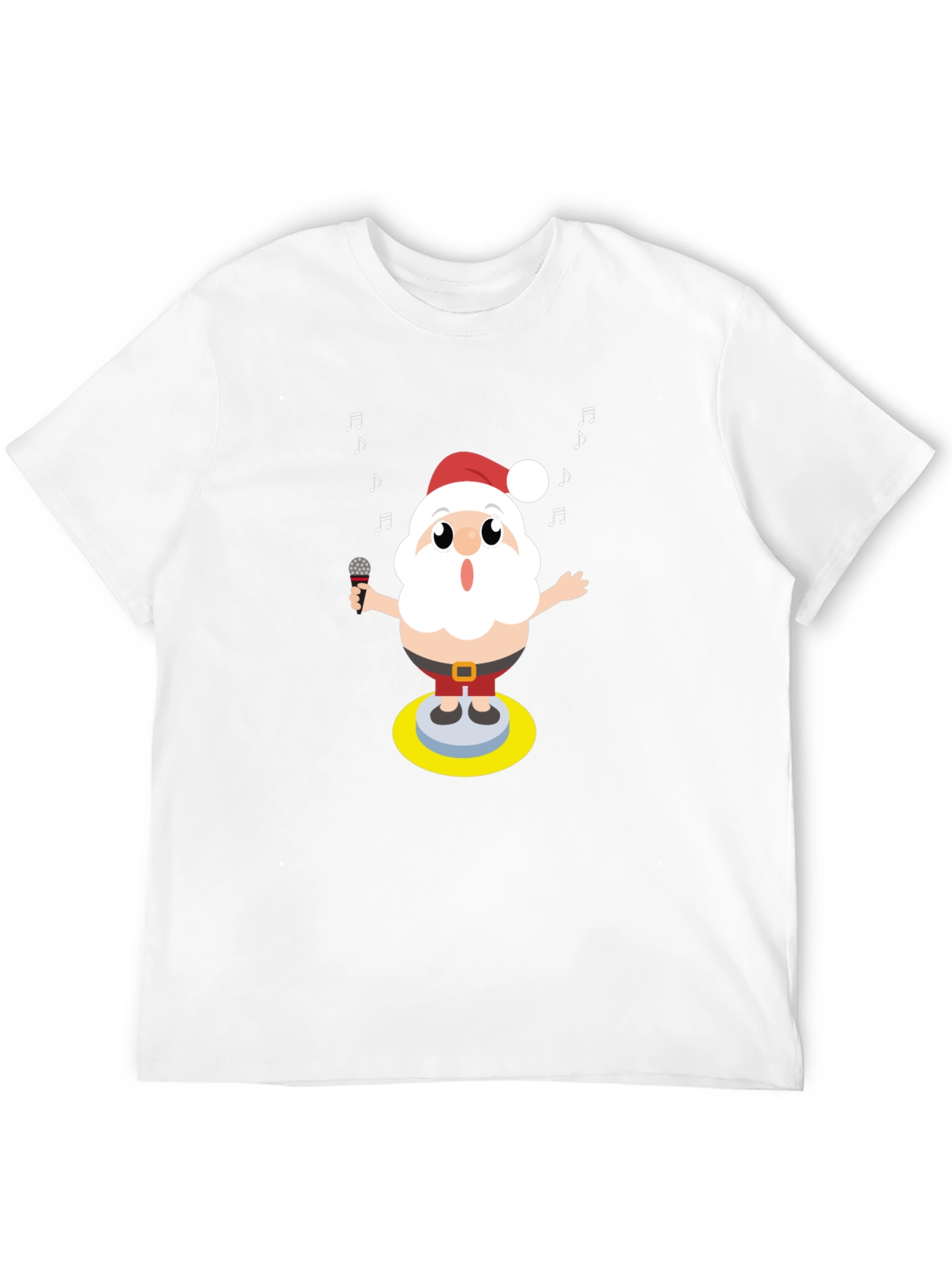 Karaoke Santa T-Shirt - Holiday Fun!