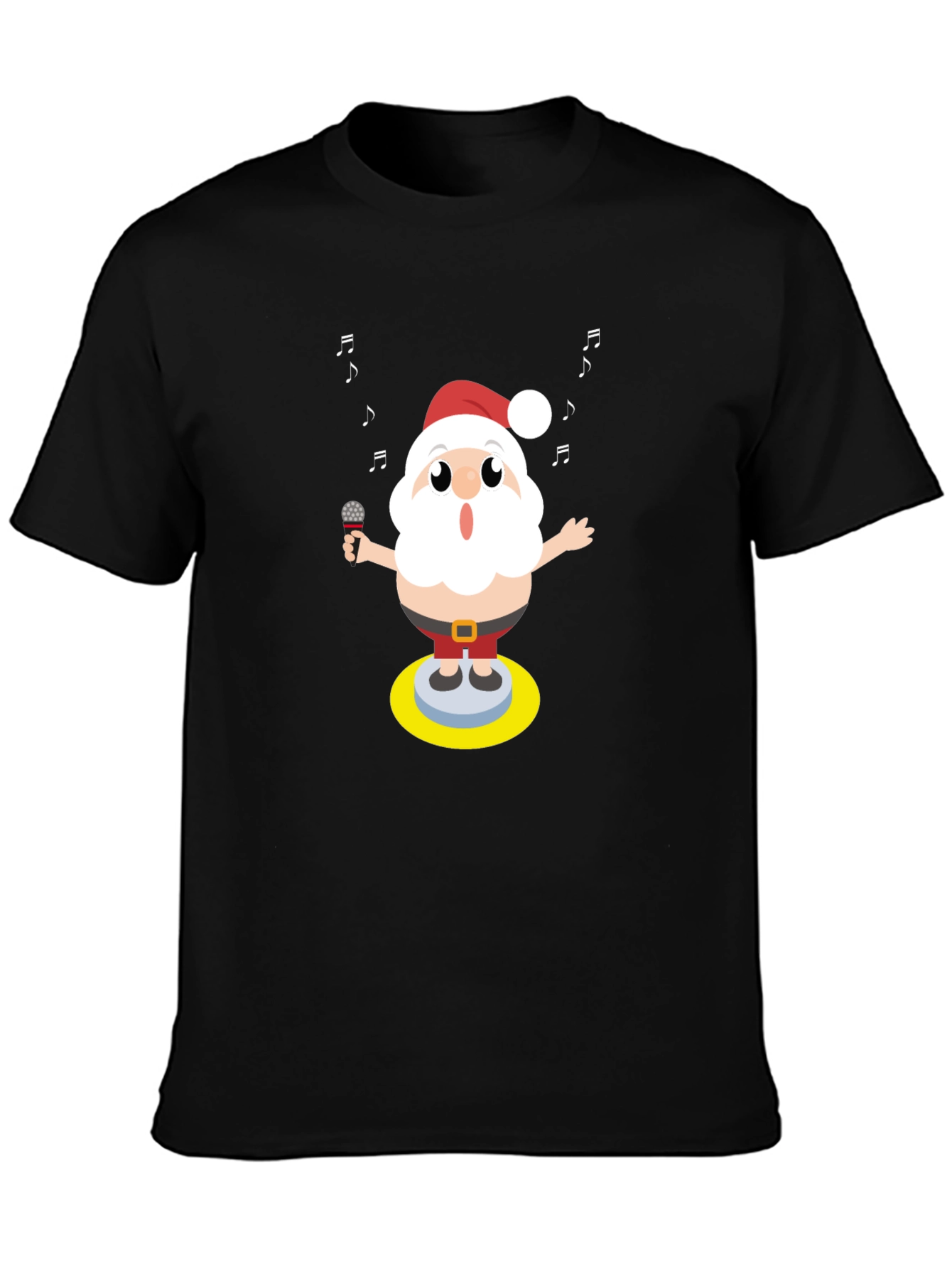 Karaoke Santa T-Shirt - Holiday Fun!