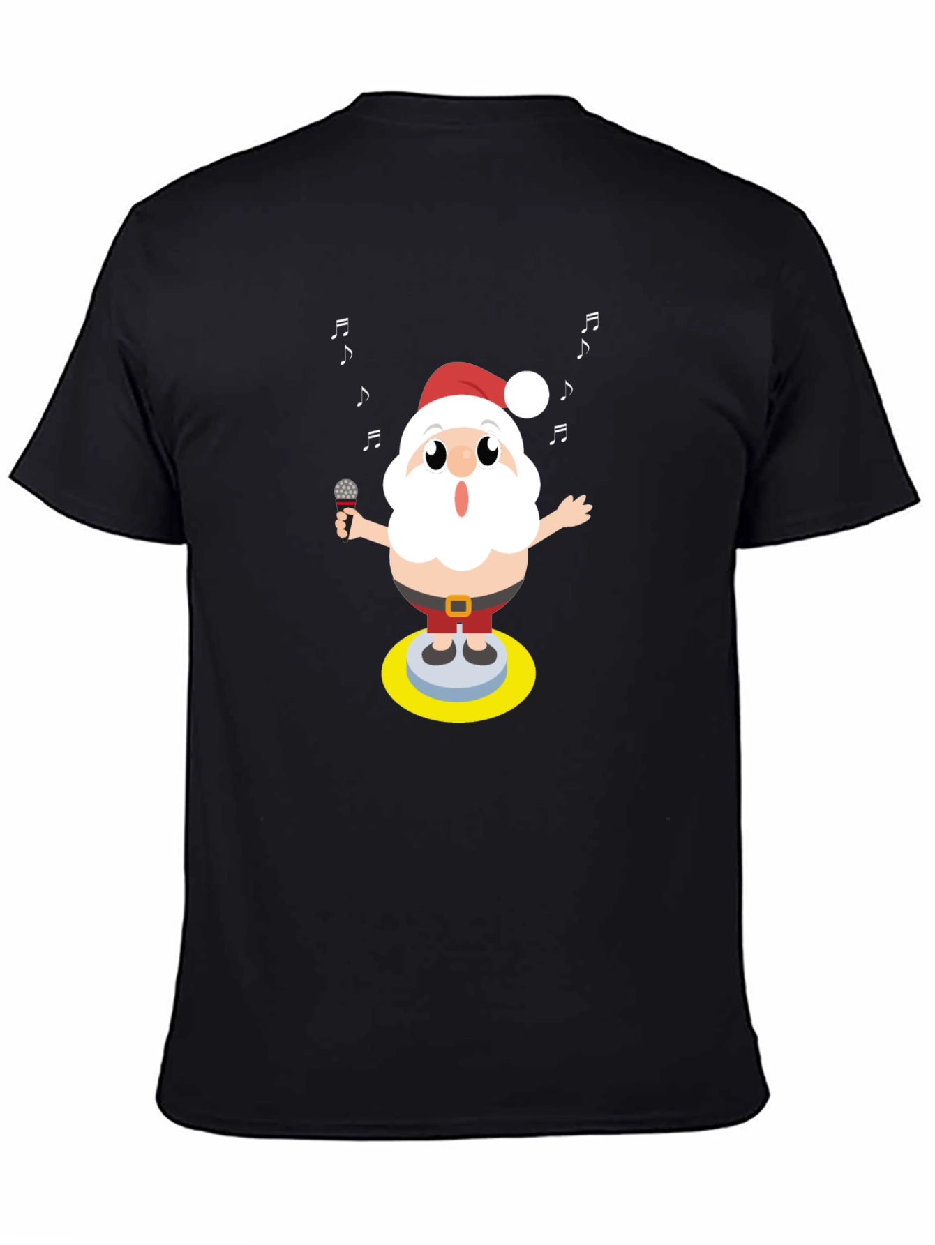 Karaoke Santa T-Shirt - Holiday Fun!