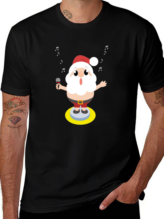 Karaoke Santa T-Shirt - Holiday Fun!