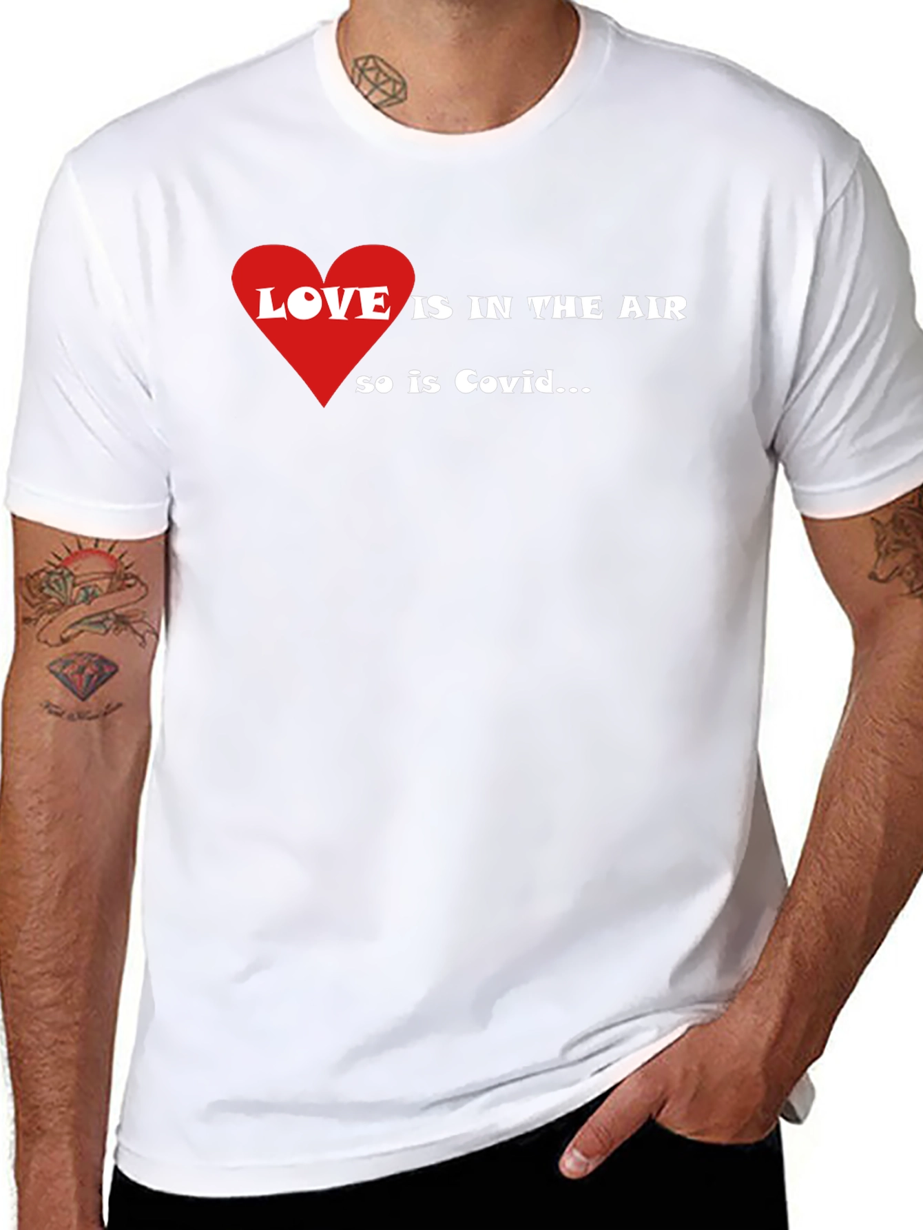 Love is in the Air So is Covid T-Shirt