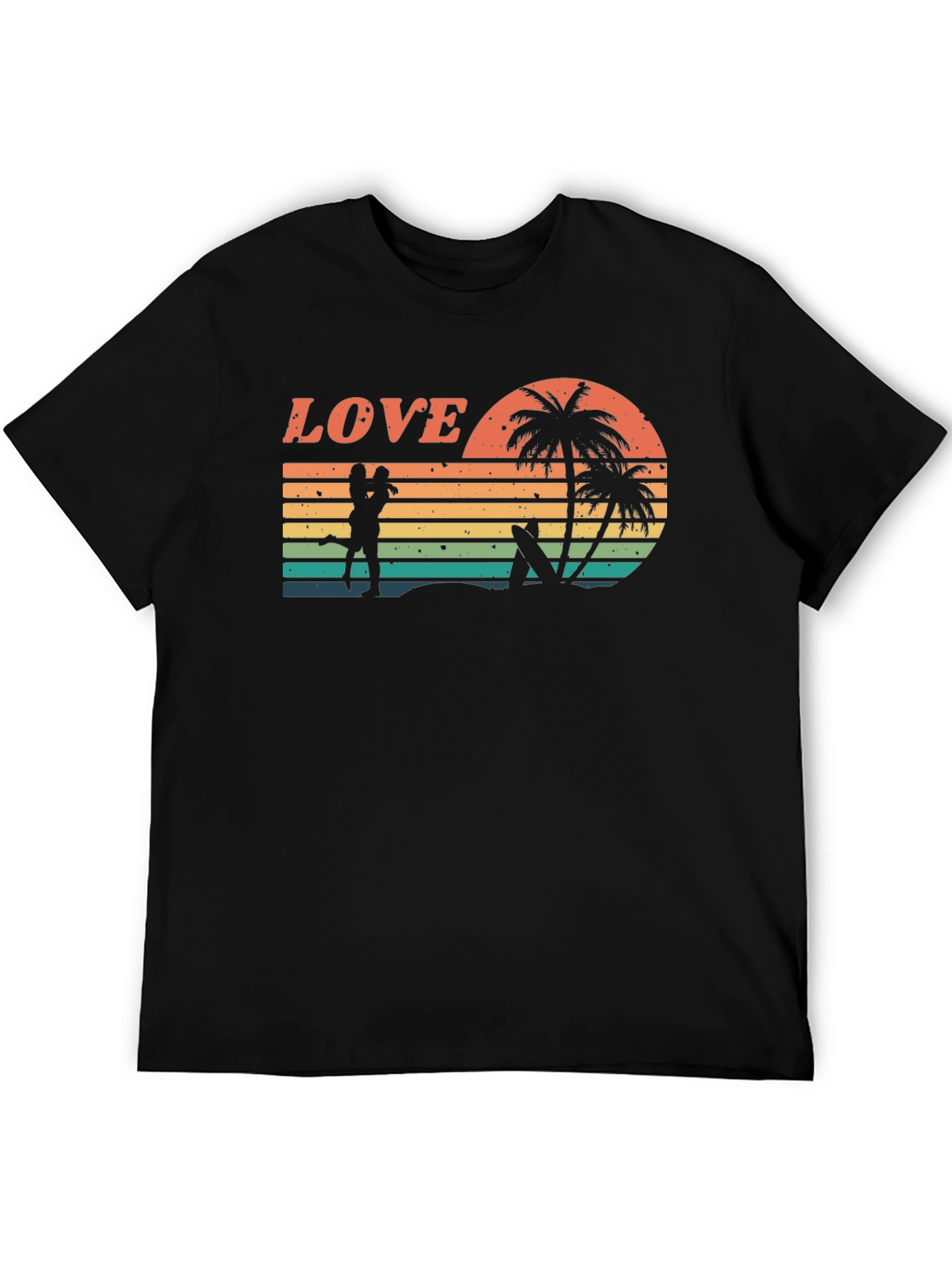 Retro Sunset Love T-Shirt