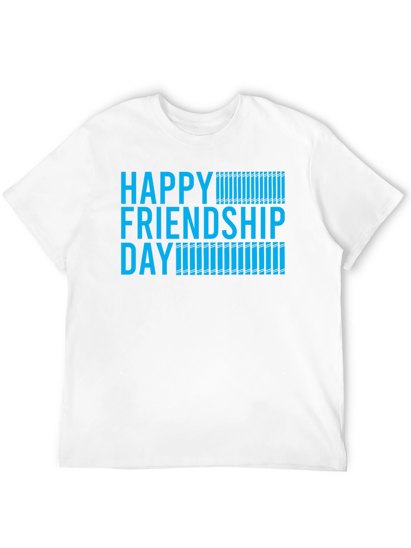 Happy Friendship Day Graphic Tee - Black