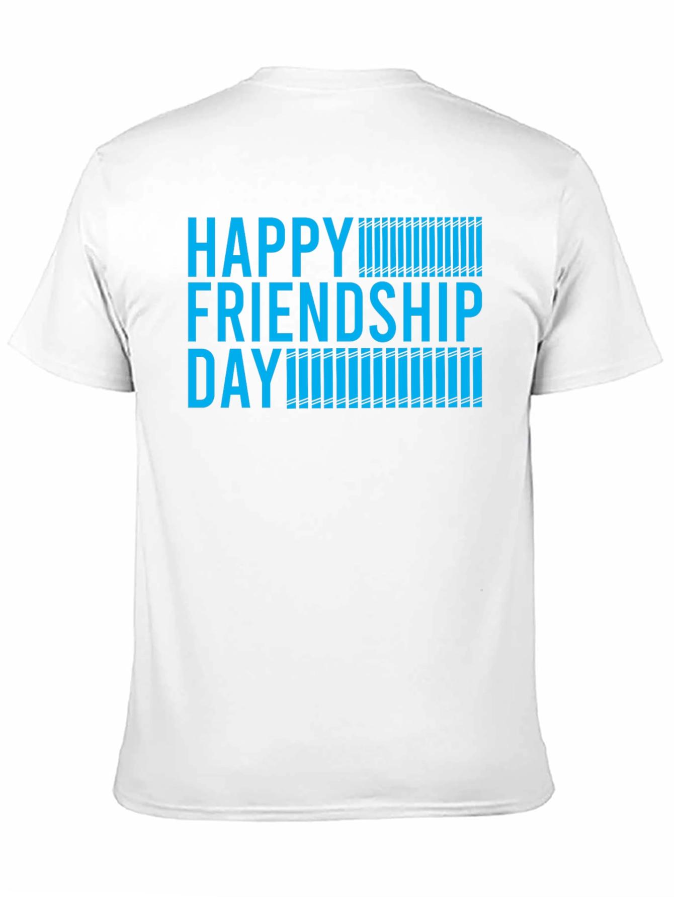 Happy Friendship Day Graphic Tee - Black