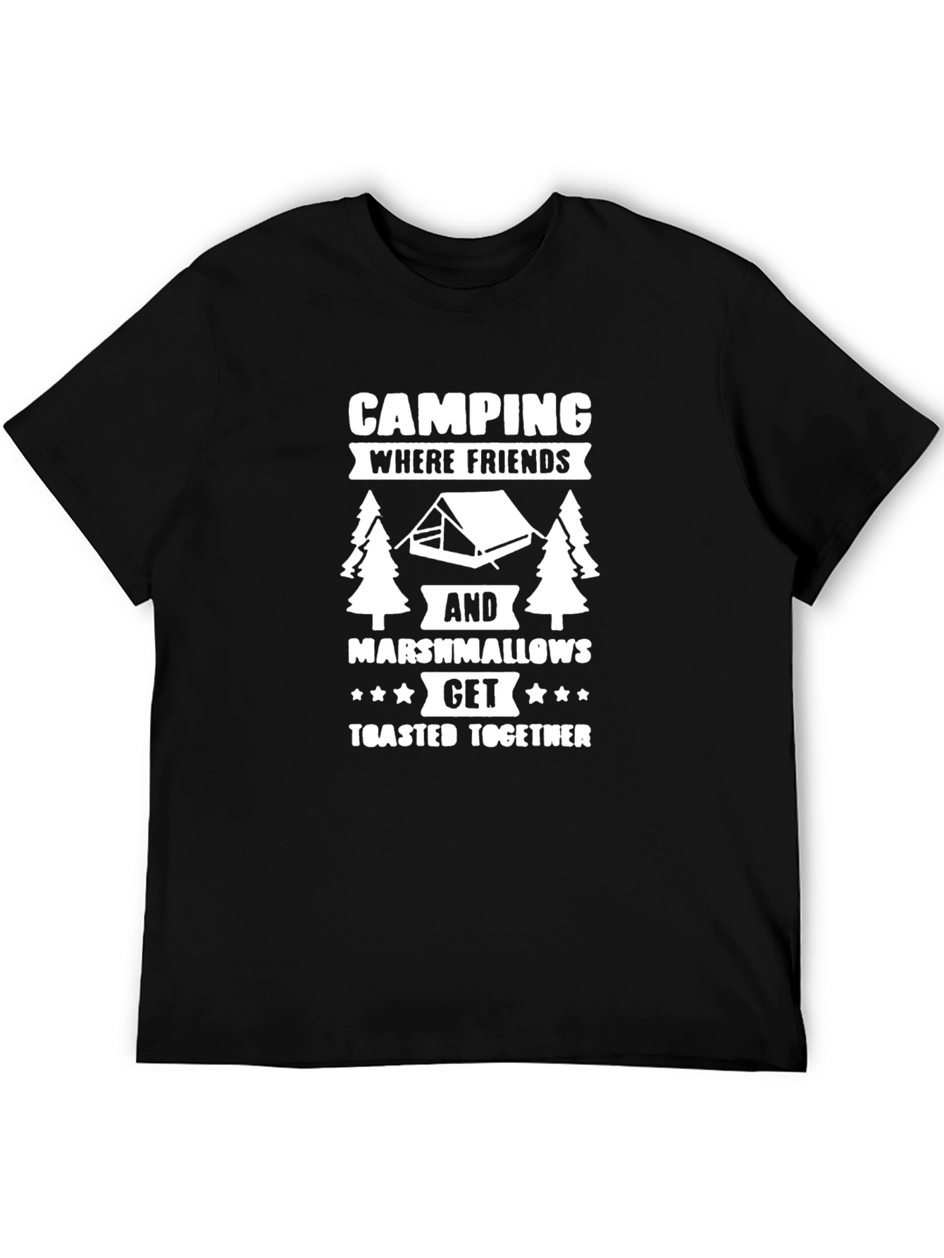 Camping Friends Marshmallows T-Shirt